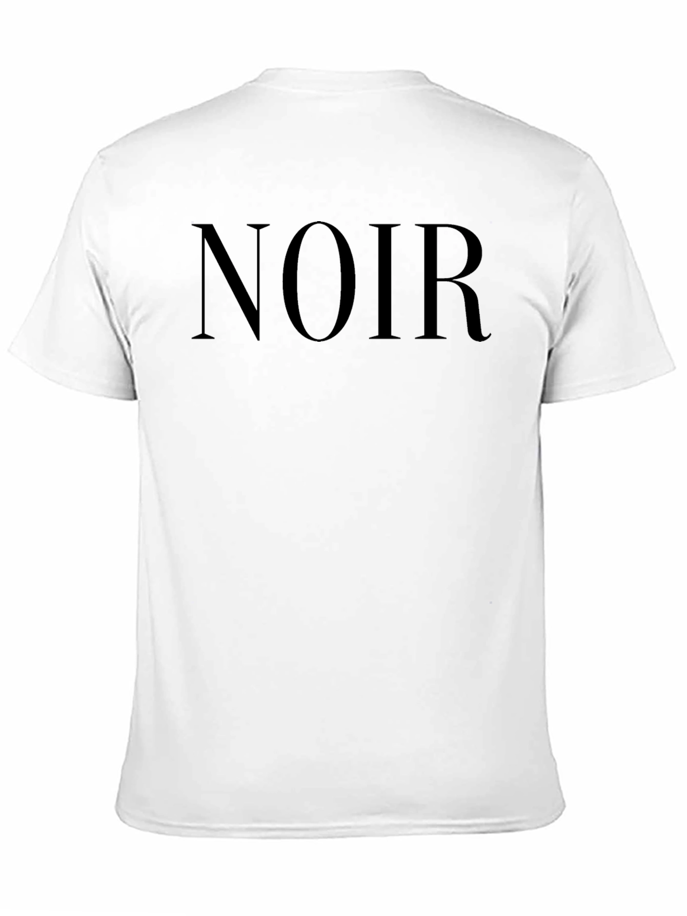 Noir Graphic Tee - Modern Minimalist Style