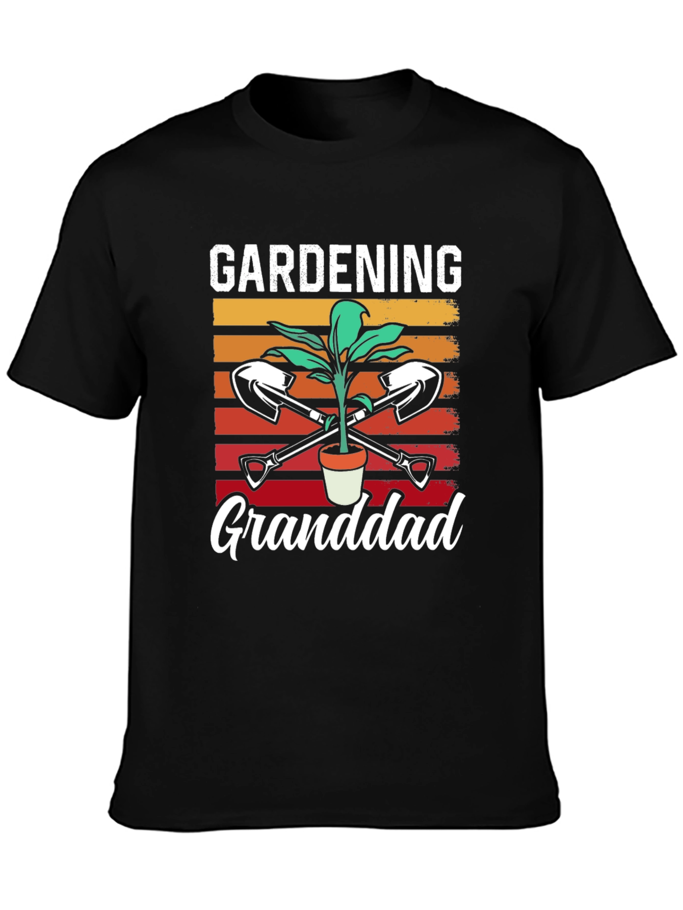 Gardening Granddad T-Shirt - Black