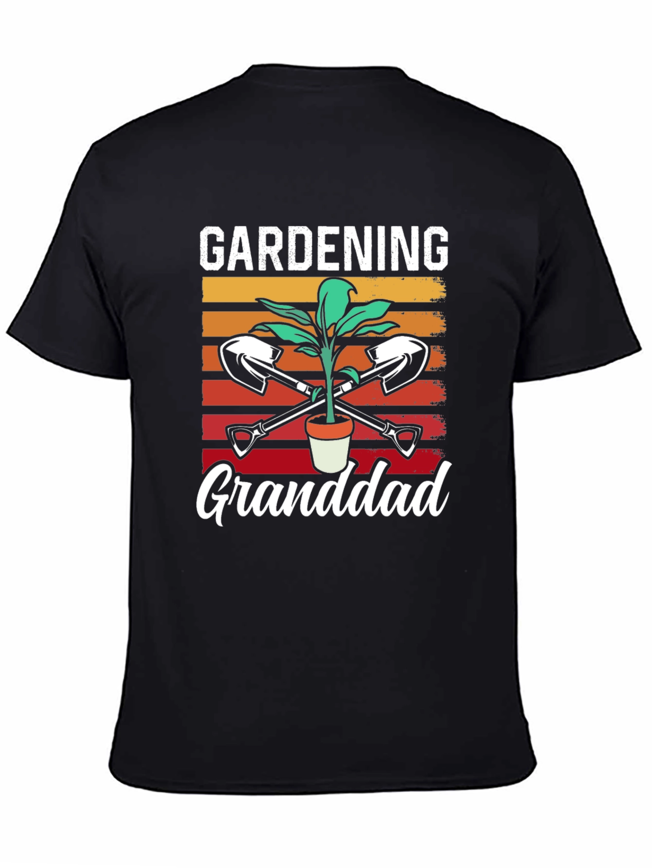 Gardening Granddad T-Shirt - Black