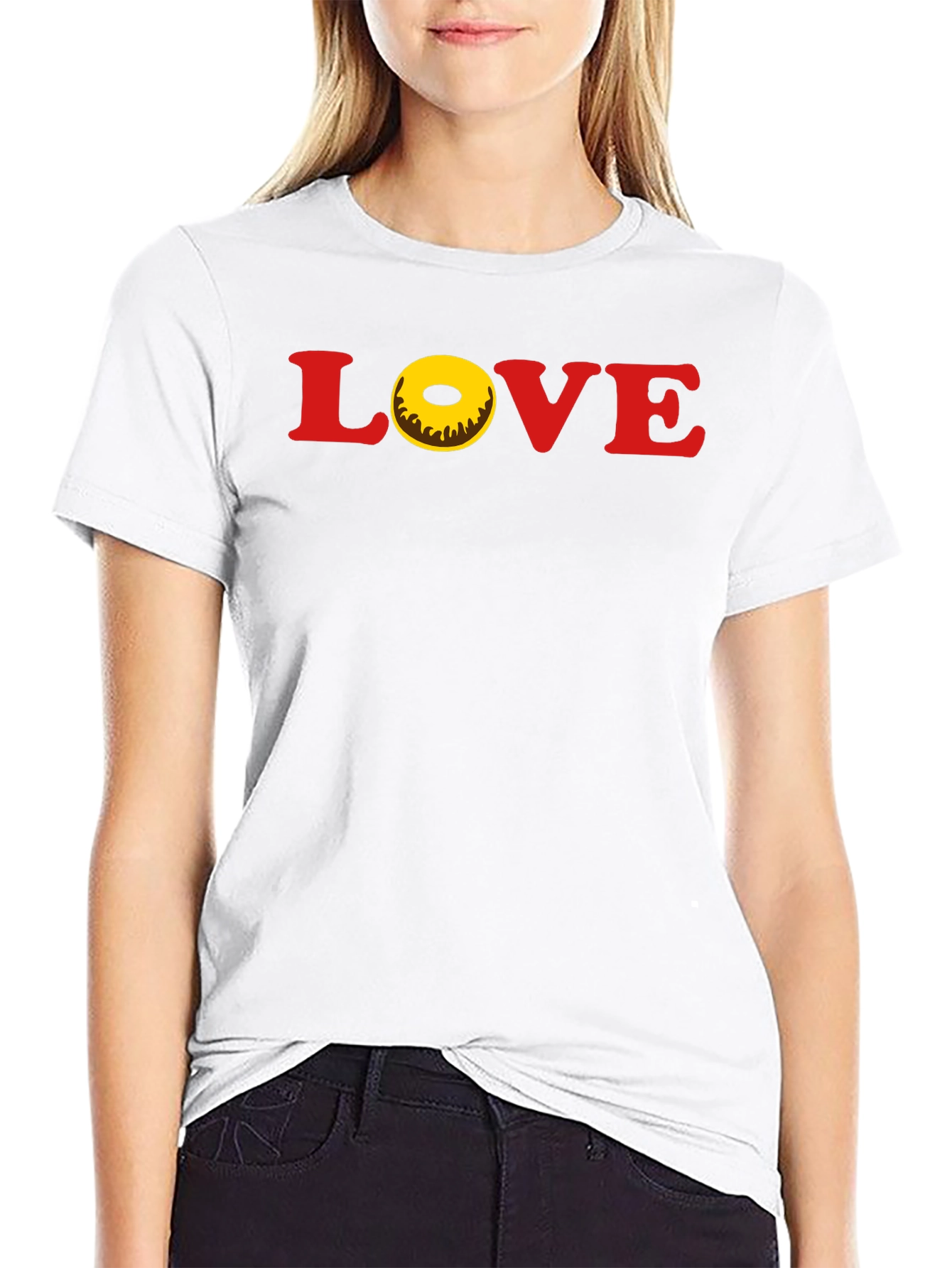 Love Donut T-Shirt - Casual Graphic Tee