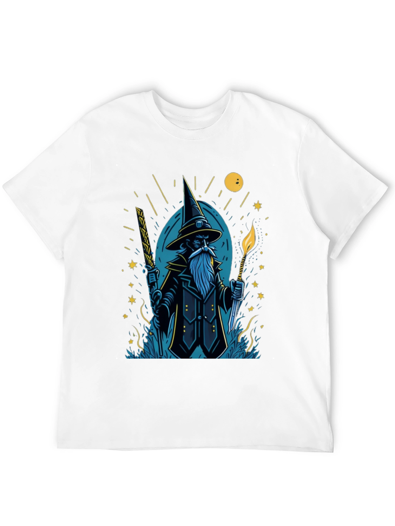 Wizard Graphic Tee - Magical Style