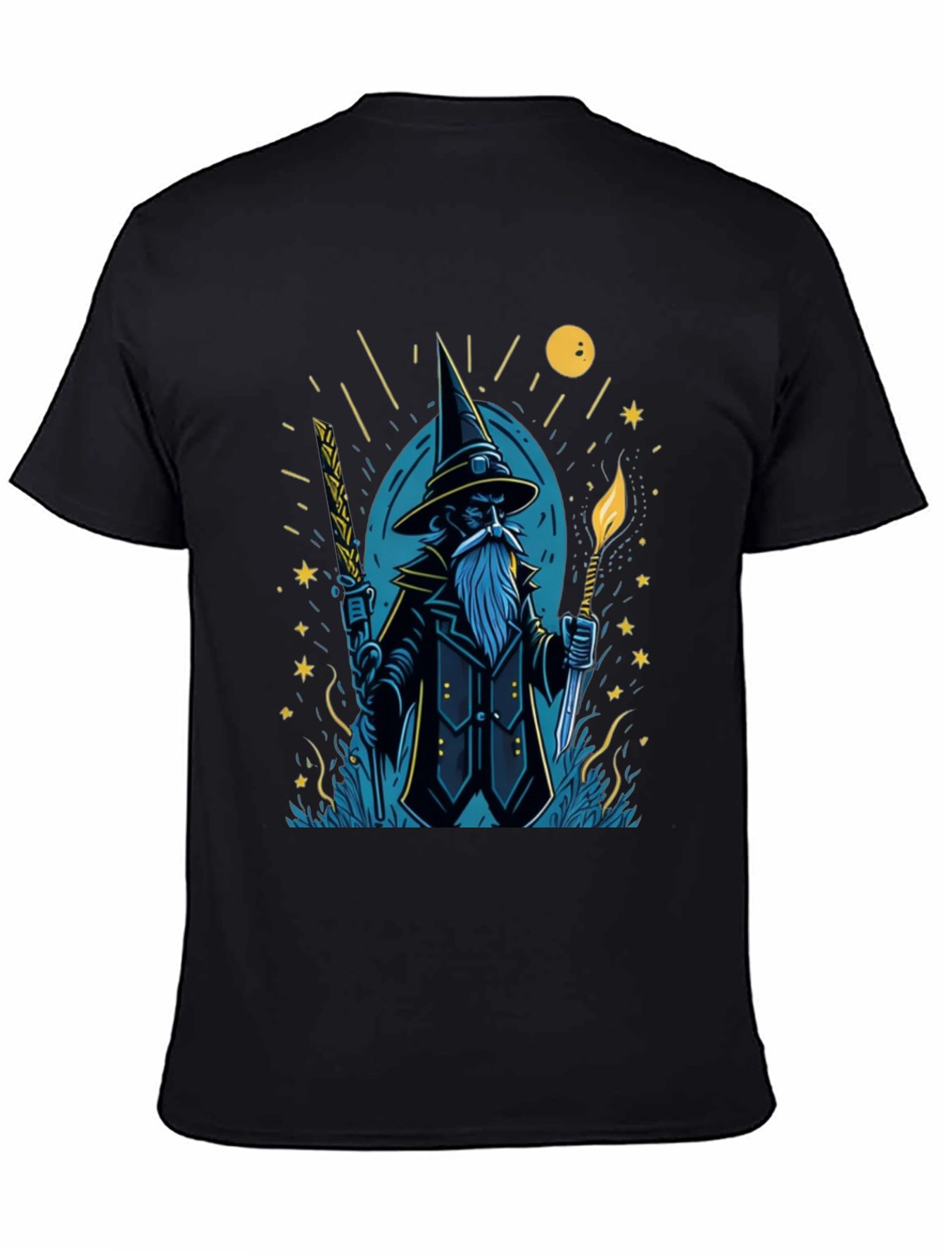 Wizard Graphic Tee - Magical Style