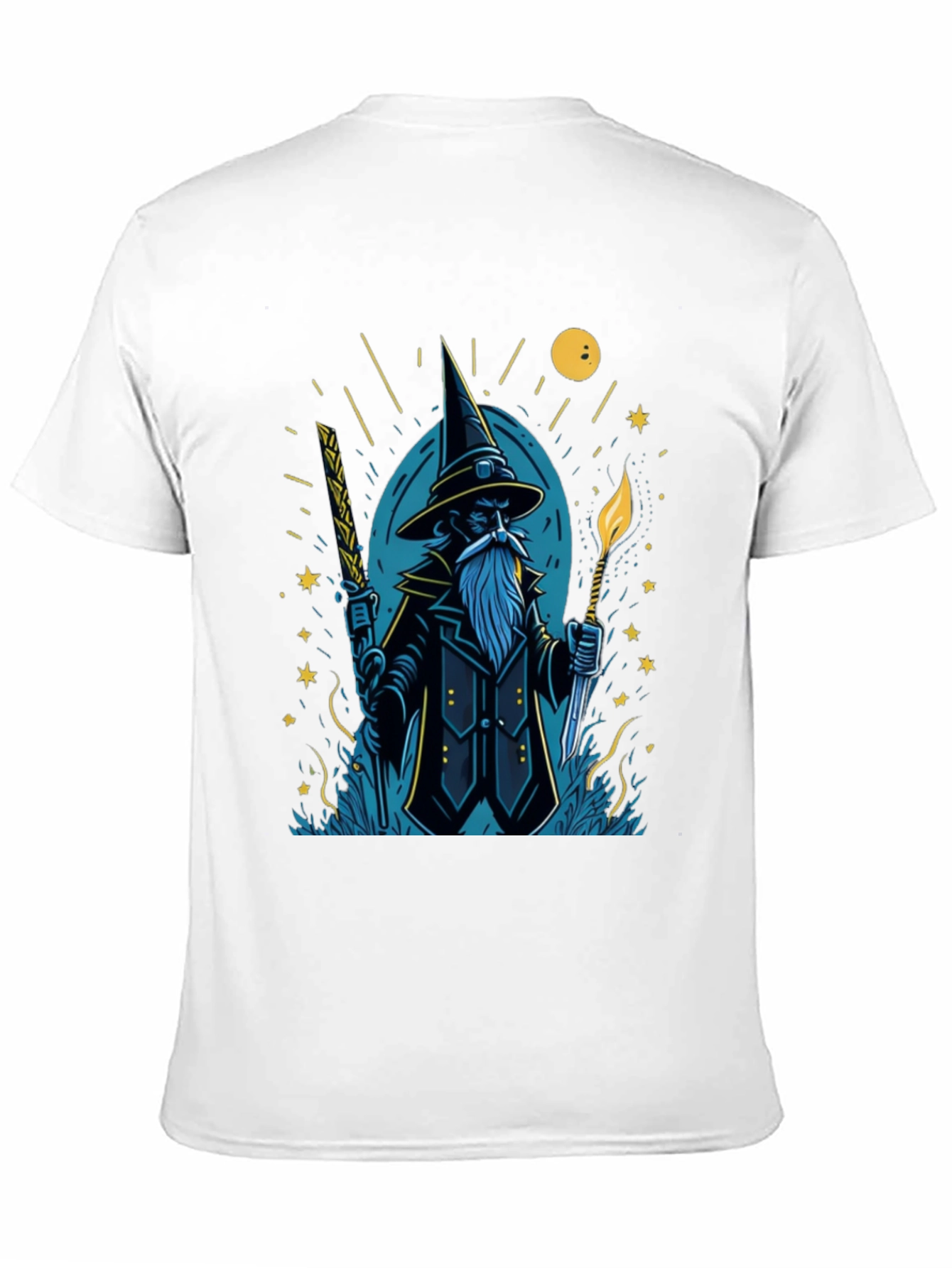 Wizard Graphic Tee - Magical Style