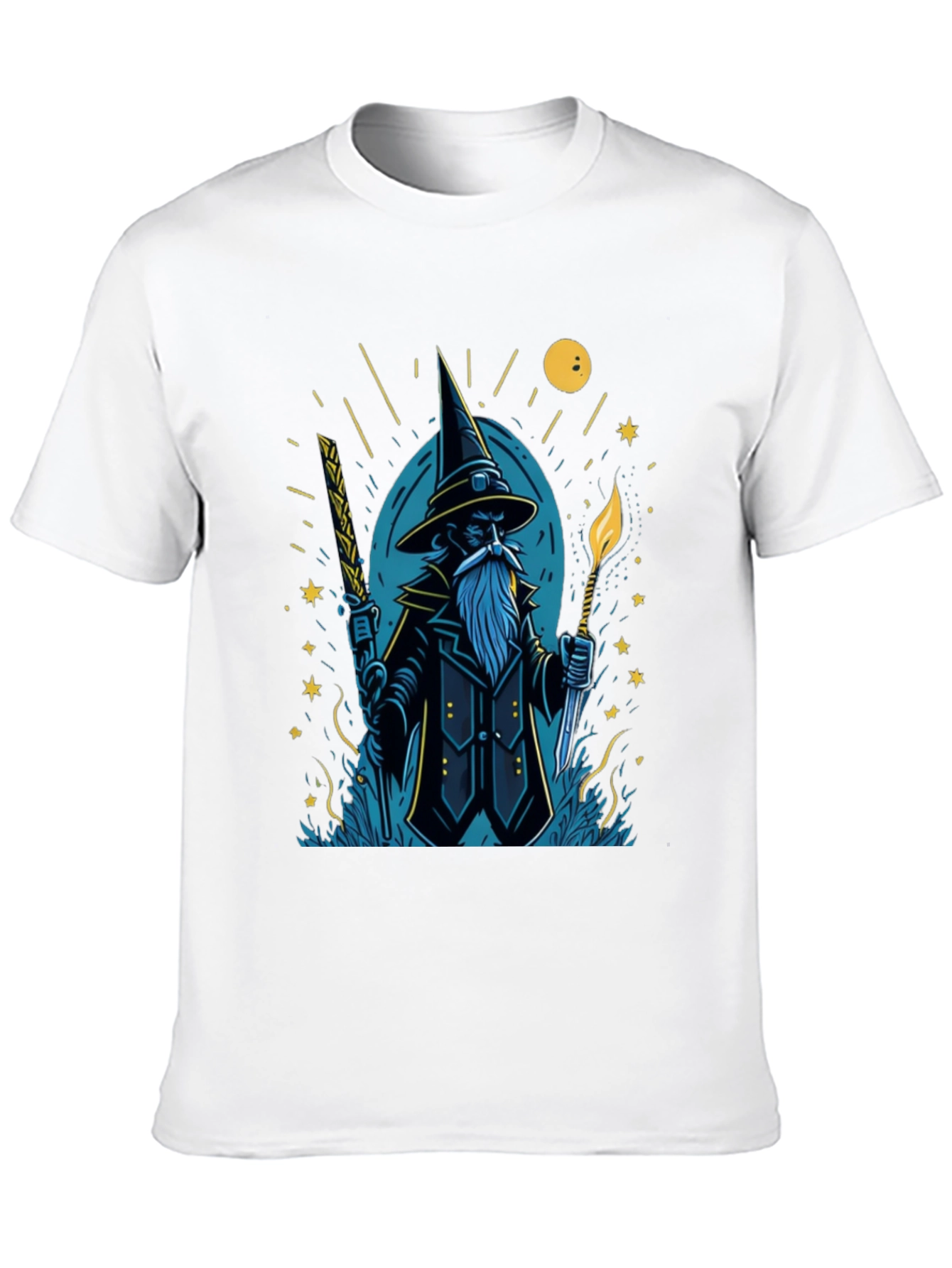 Wizard Graphic Tee - Magical Style