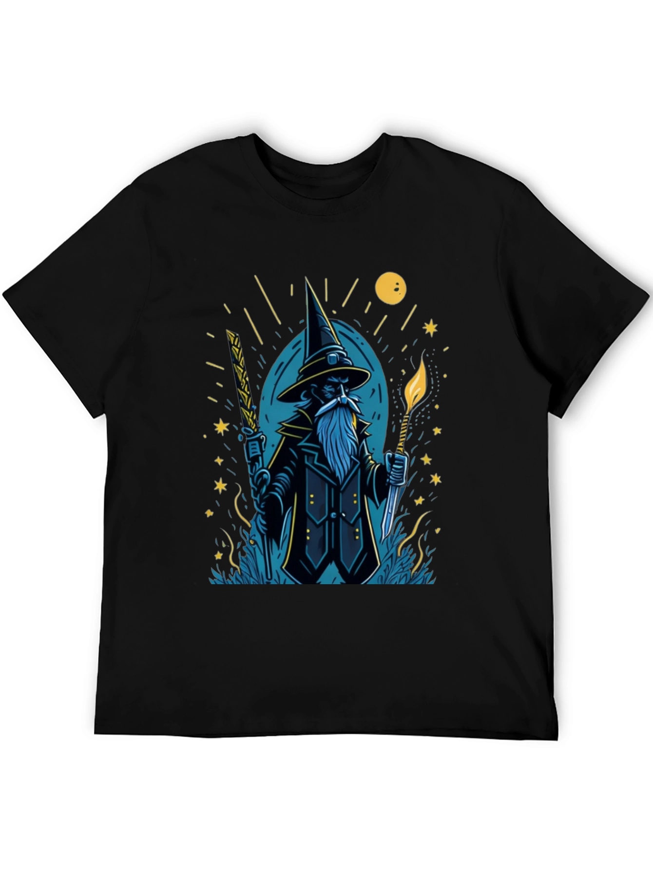 Wizard Graphic Tee - Magical Style