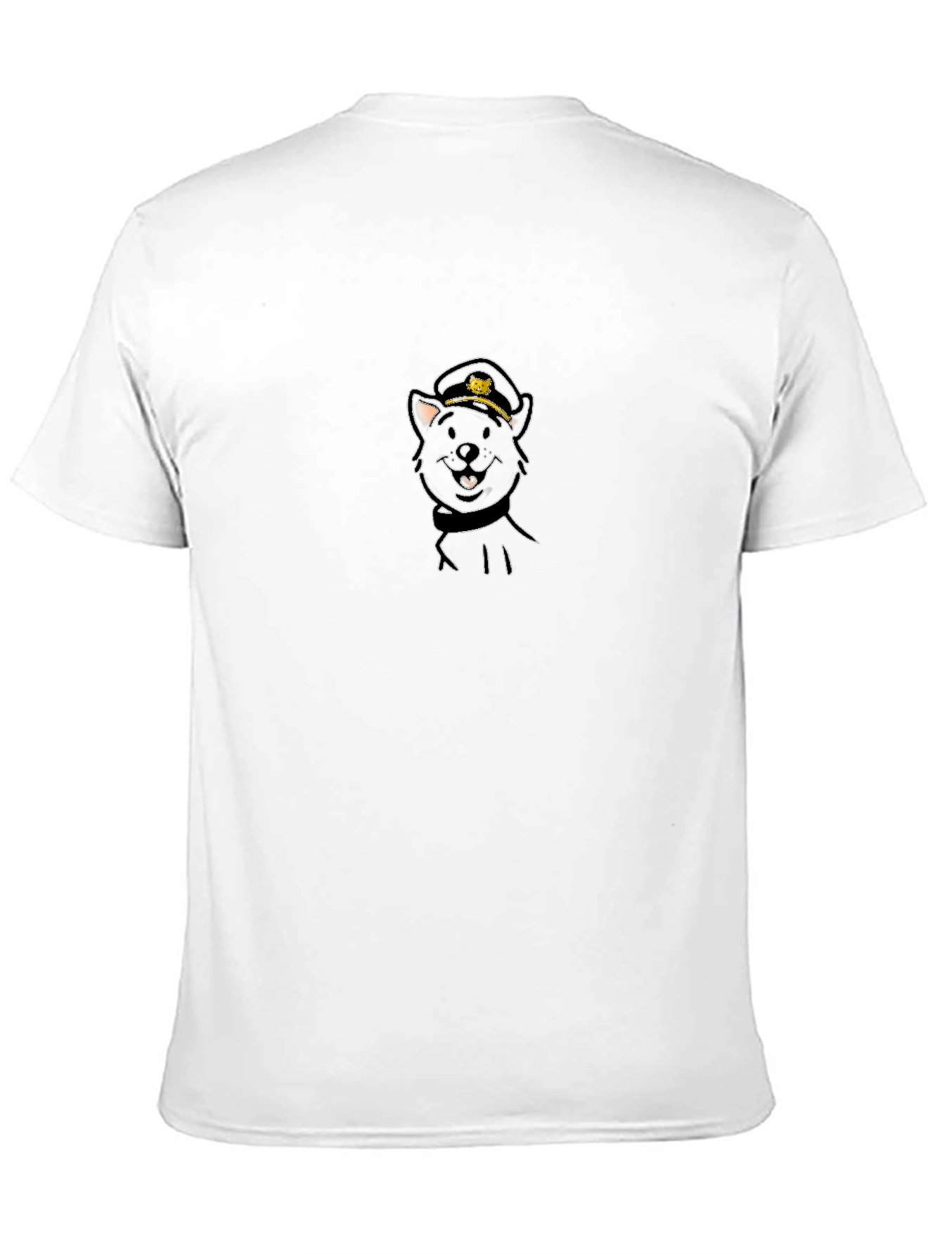 Cool Cat Captain Black T-Shirt