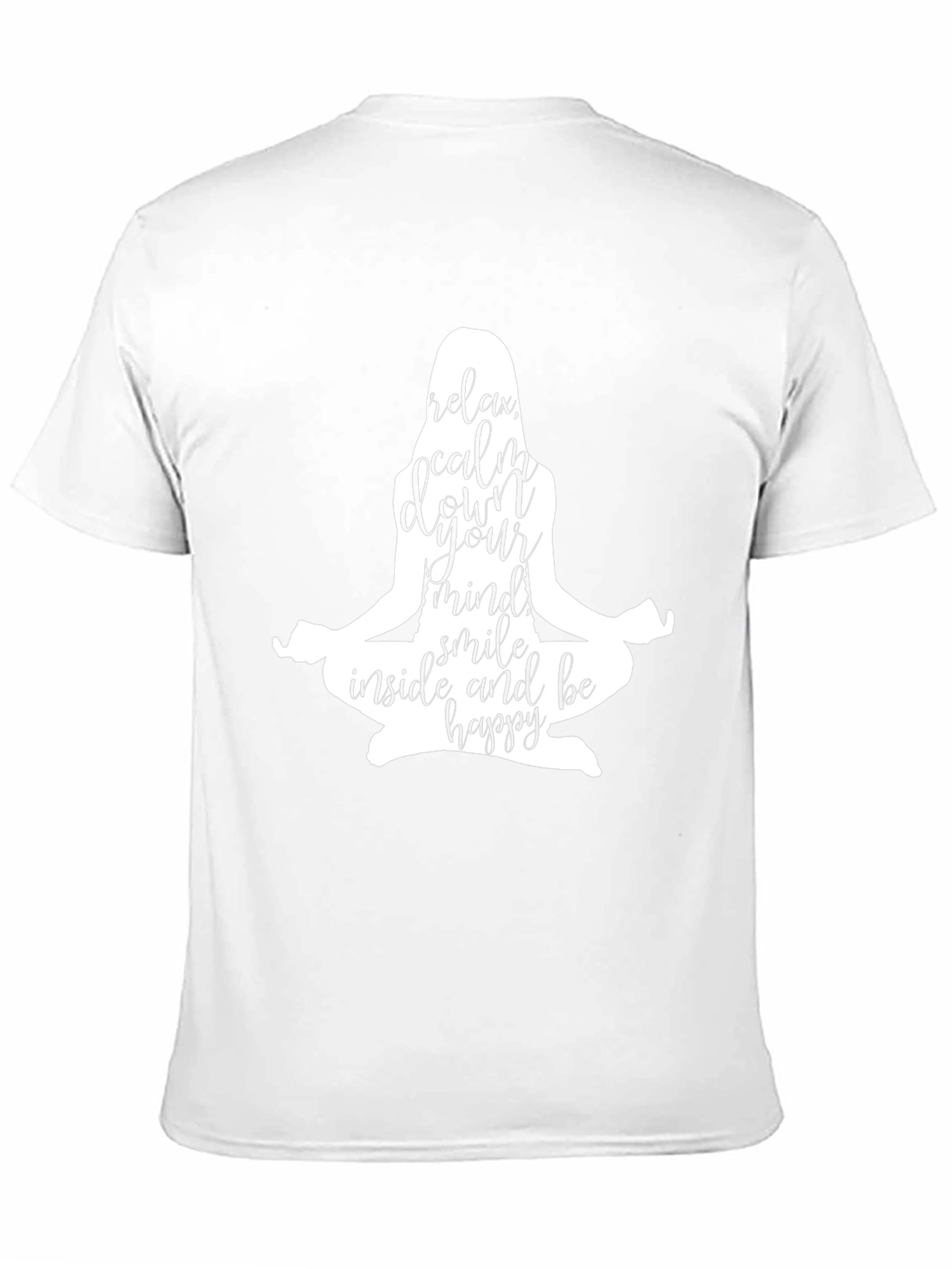 Relax Mind Black T-Shirt Yoga Meditation Zen