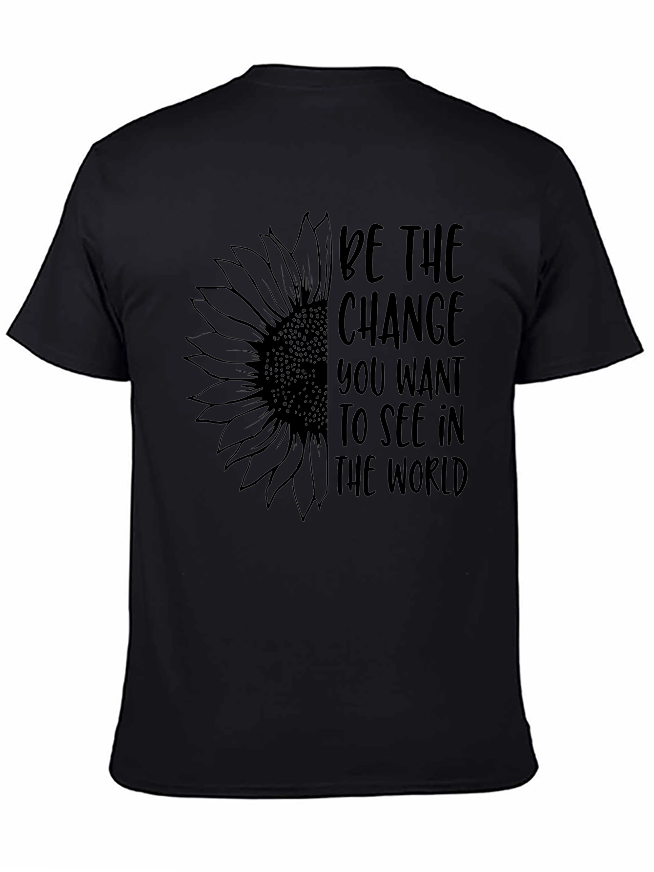 Be the Change Sunflower Graphic Tee