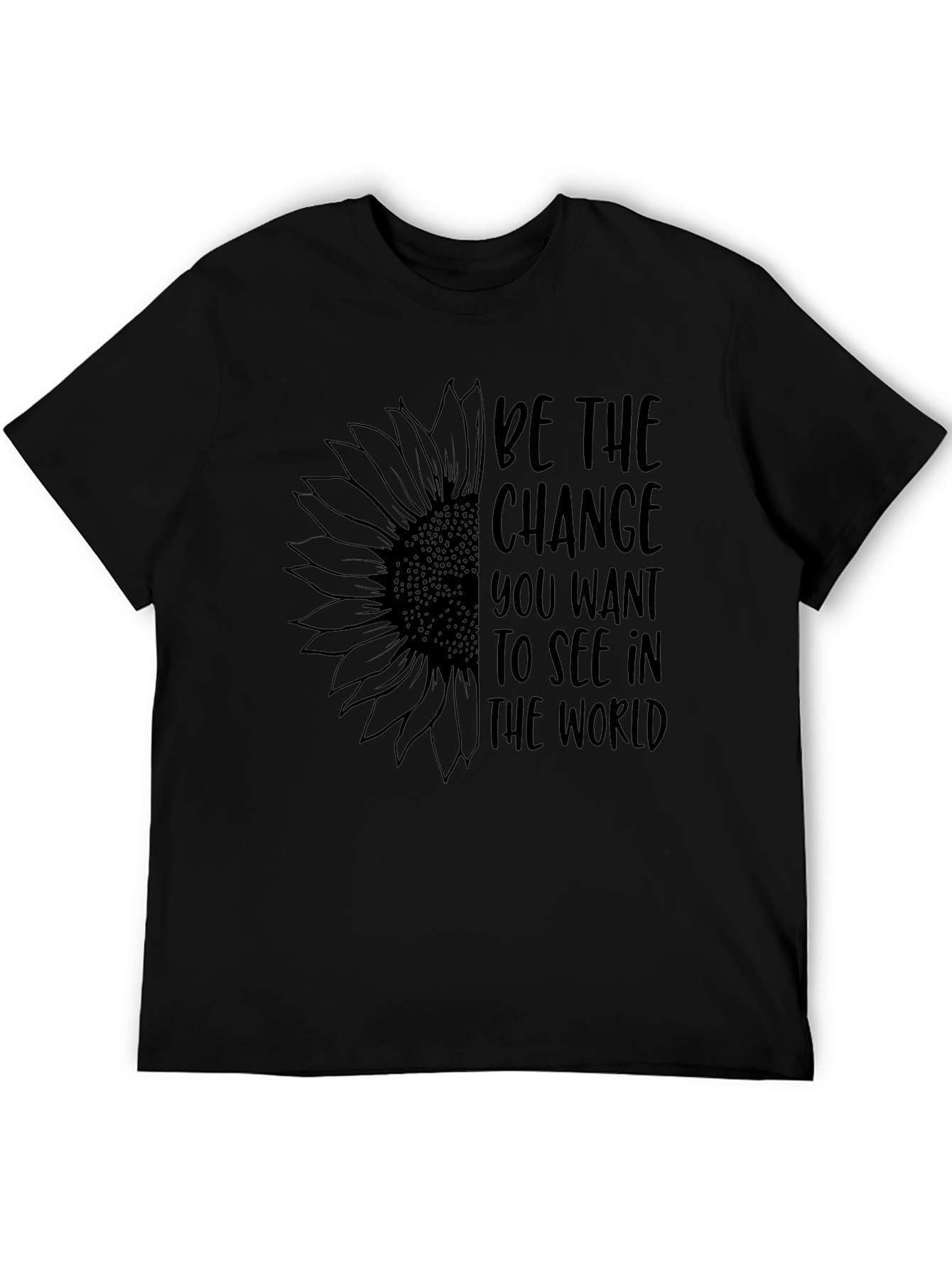 Be the Change Sunflower Graphic Tee