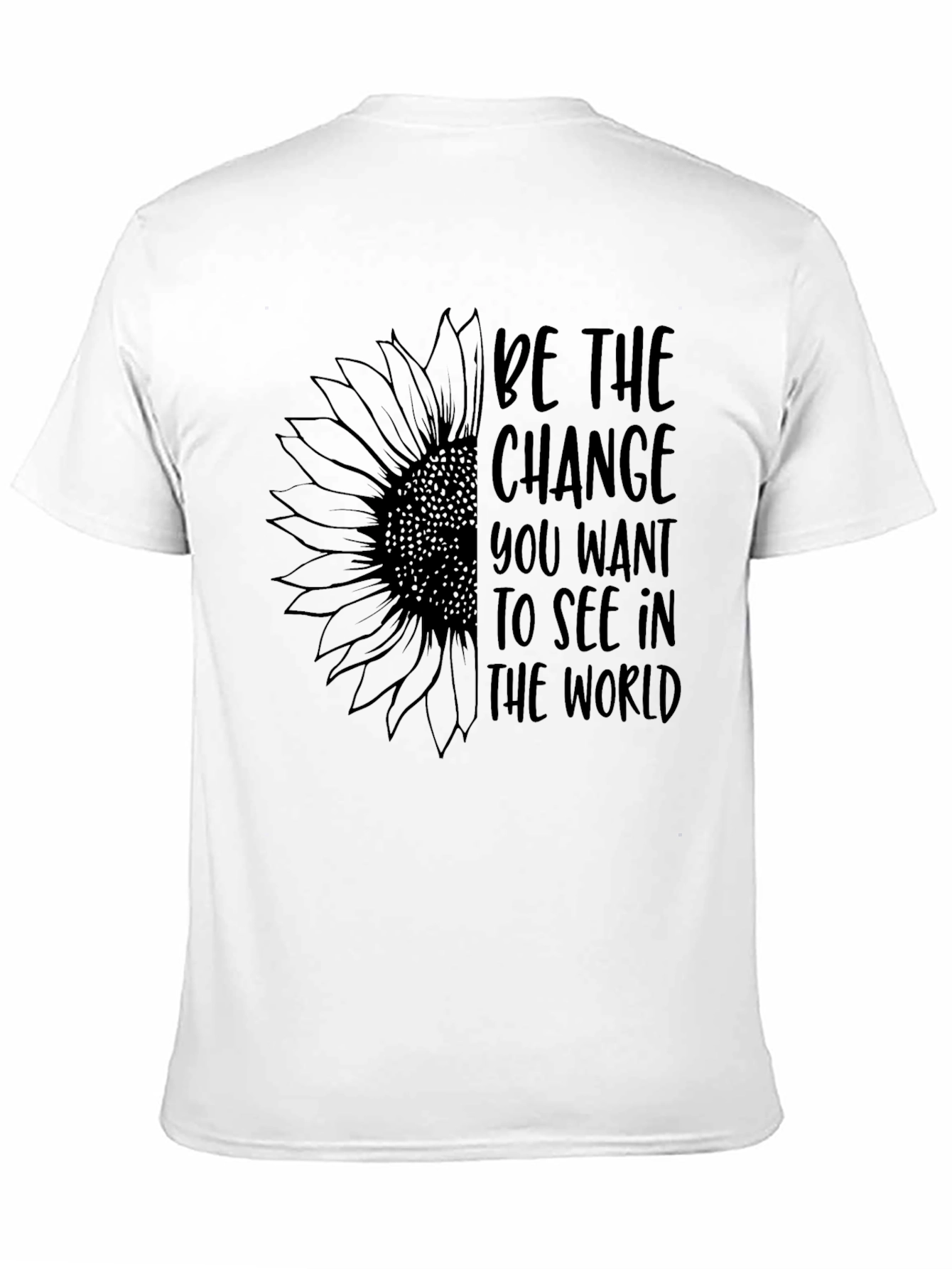 Be the Change Sunflower Graphic Tee