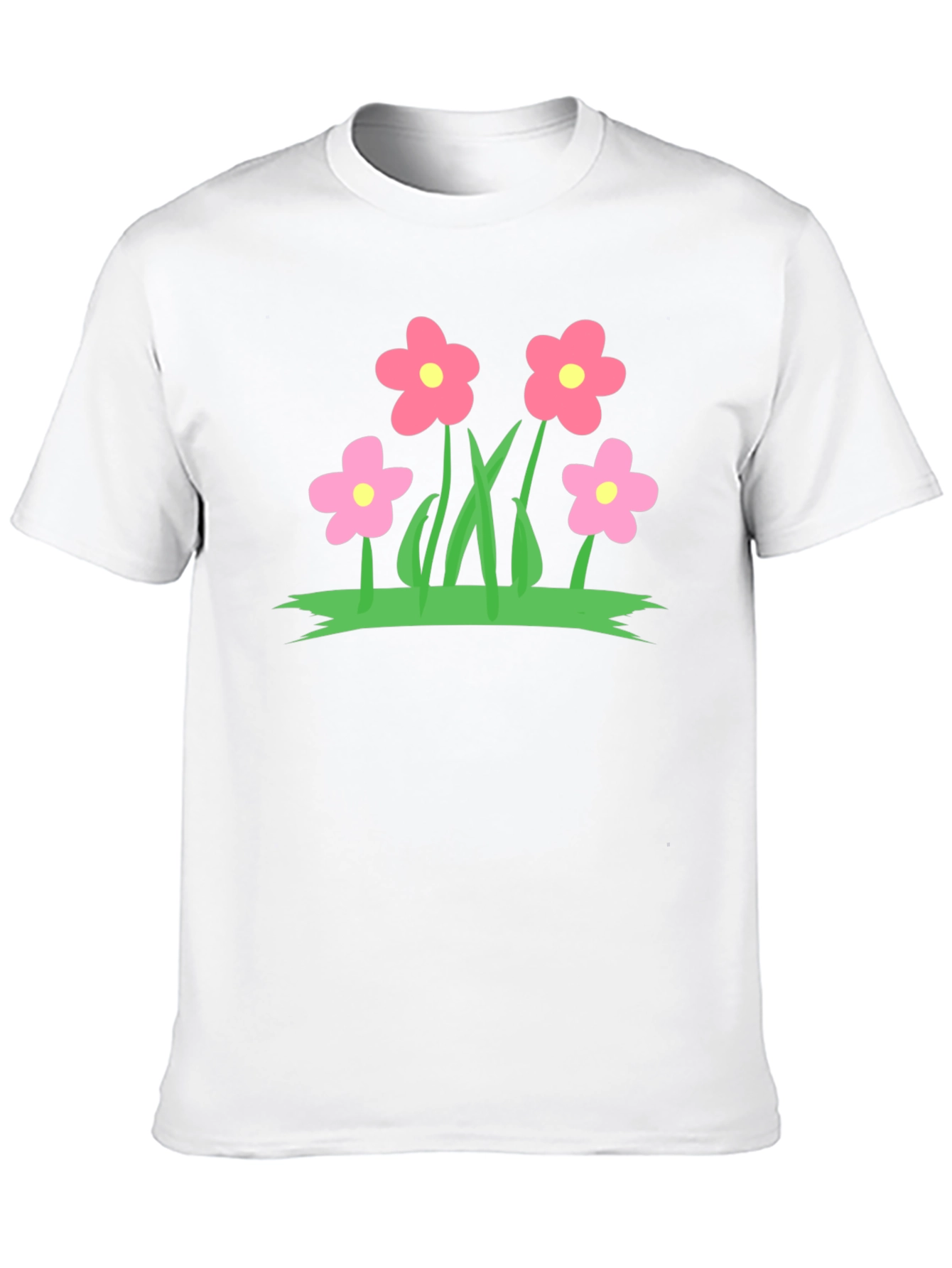 Floral Graphic Tee - Pink Flower Power Shirt