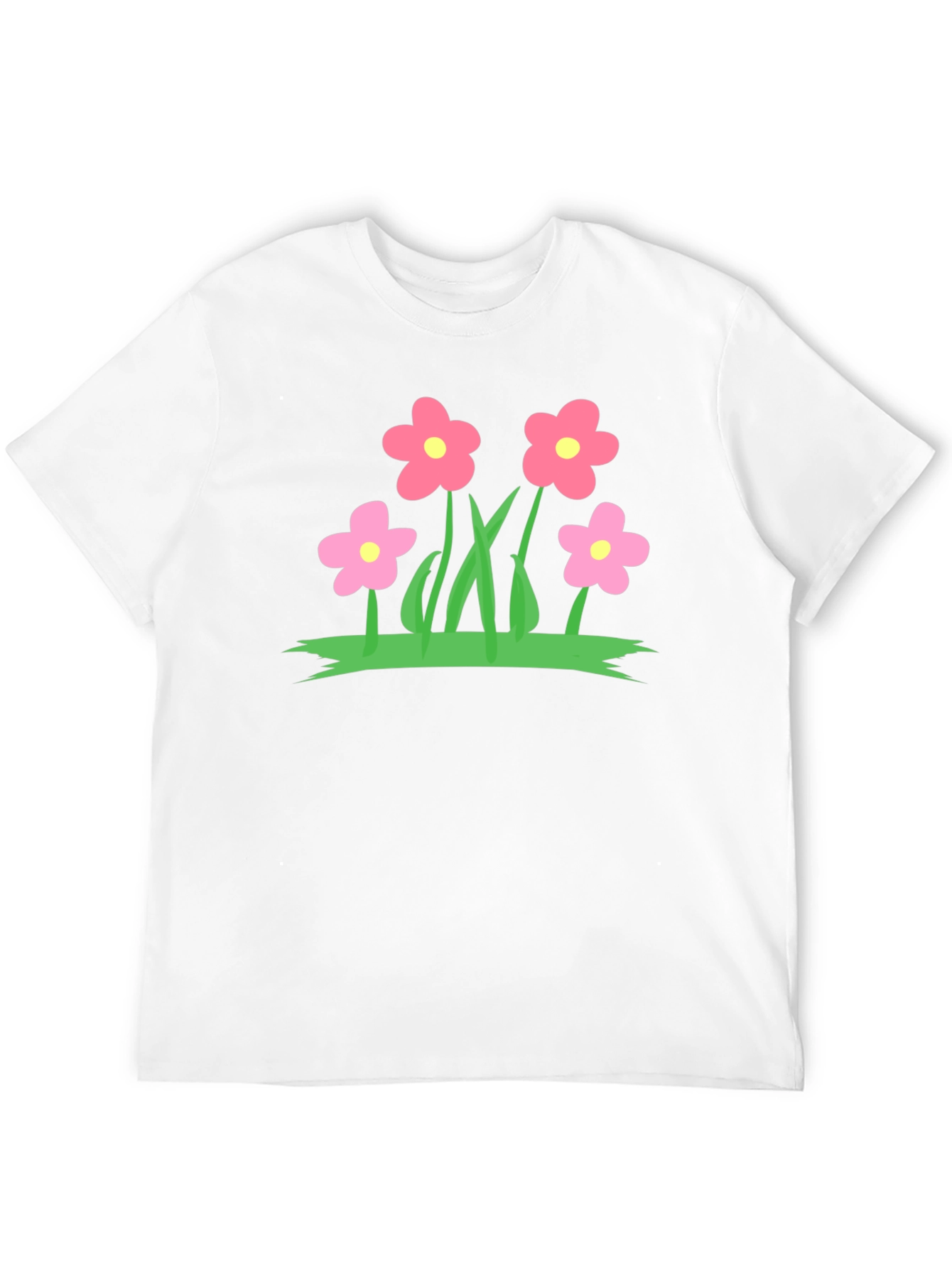 Floral Graphic Tee - Pink Flower Power Shirt