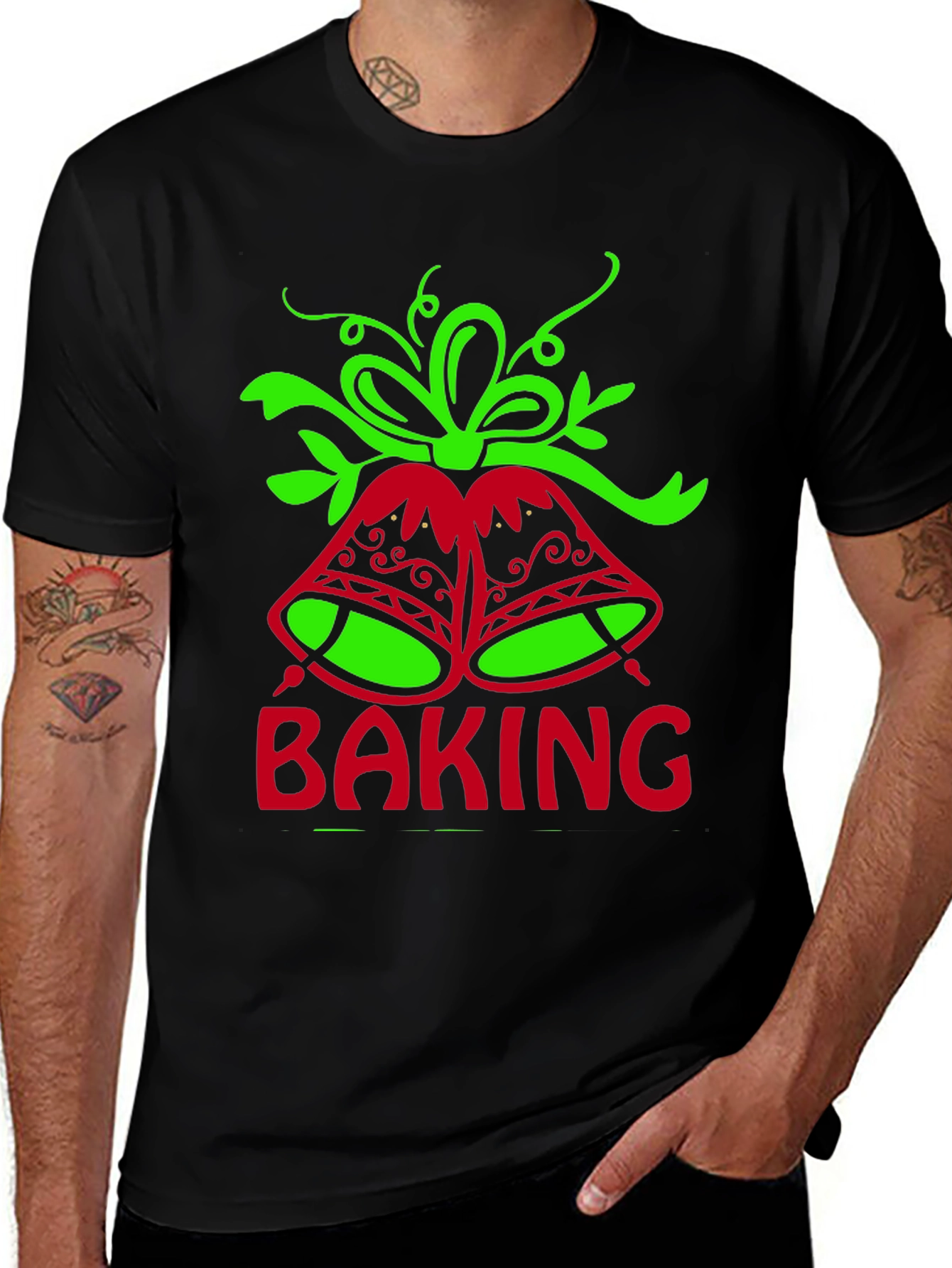 Festive Baking Graphic Tee - Holiday Season