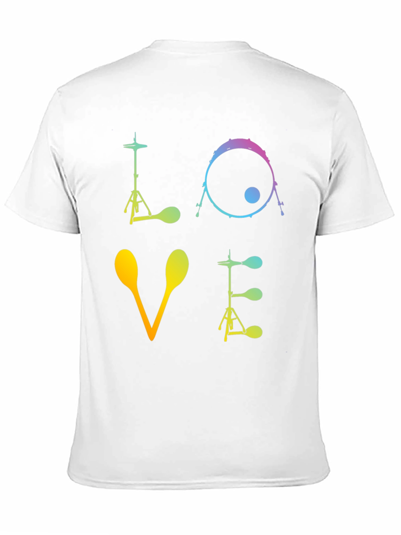Love Drums Graphic T-Shirt Musician Tee