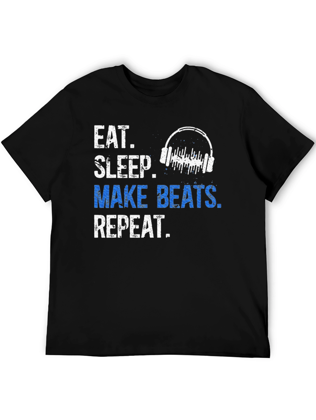 Eat Sleep Make Beats Repeat T-Shirt Music Lover Tee