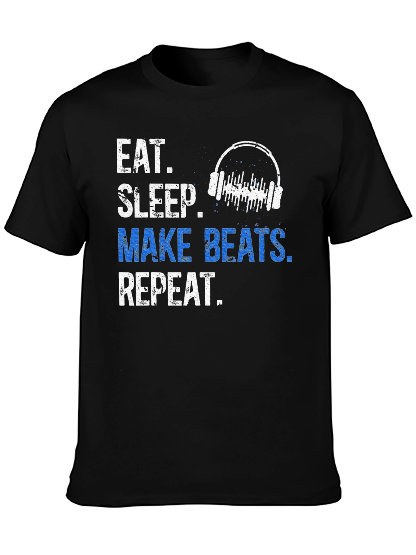 Eat Sleep Make Beats Repeat T-Shirt Music Lover Tee