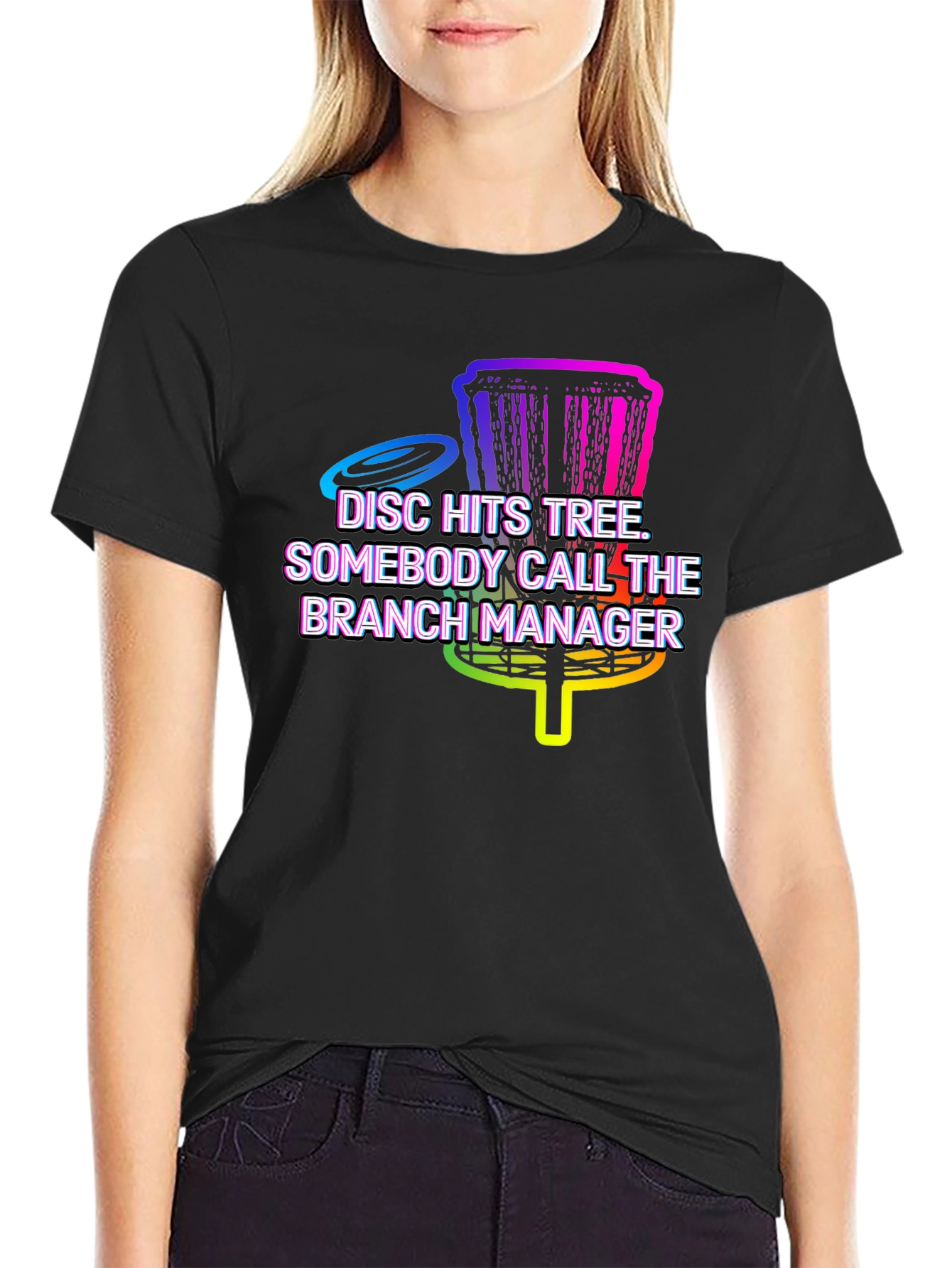 Disc Golf T-Shirt: Branch Manager Tee