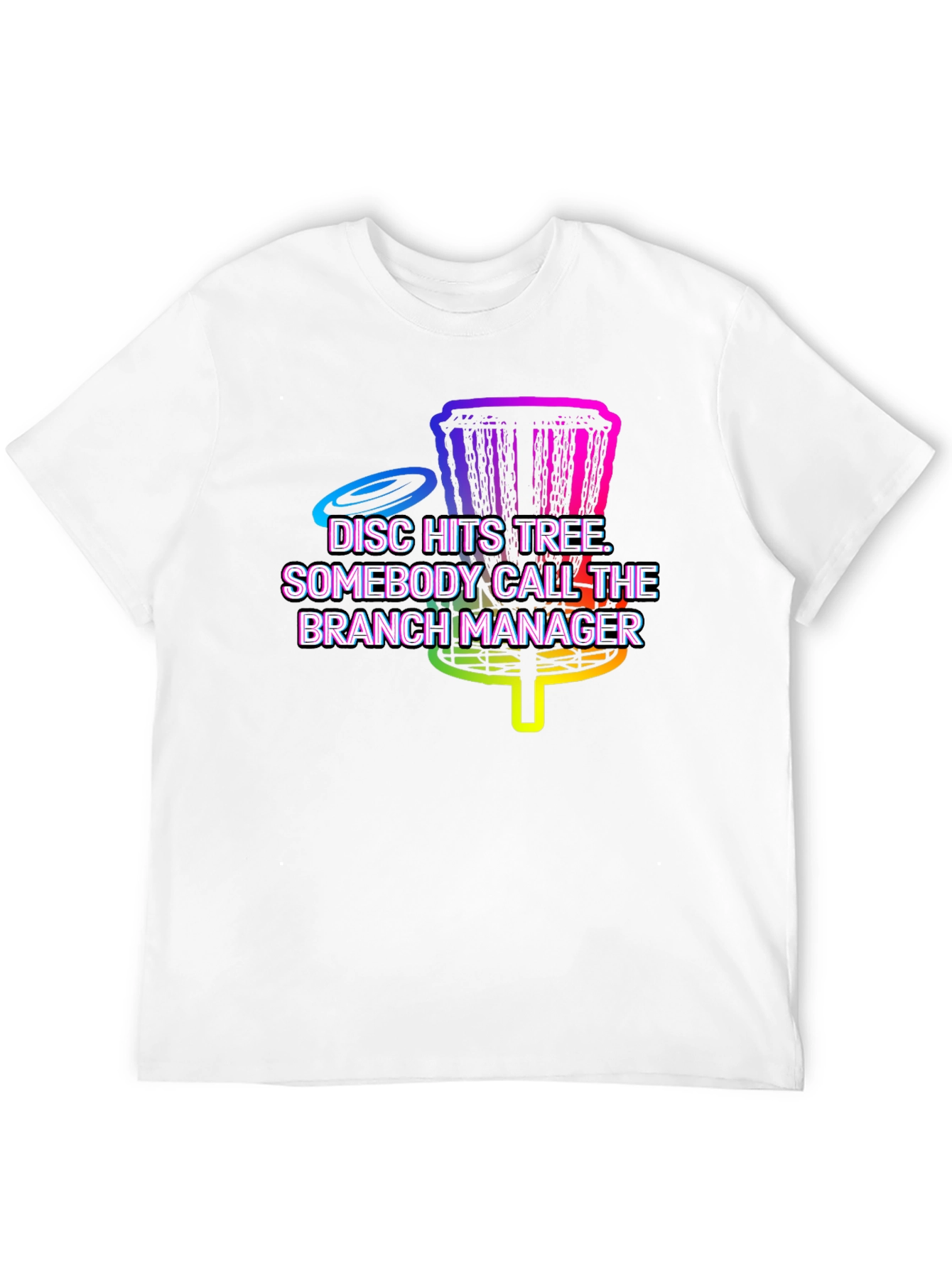 Disc Golf T-Shirt: Branch Manager Tee