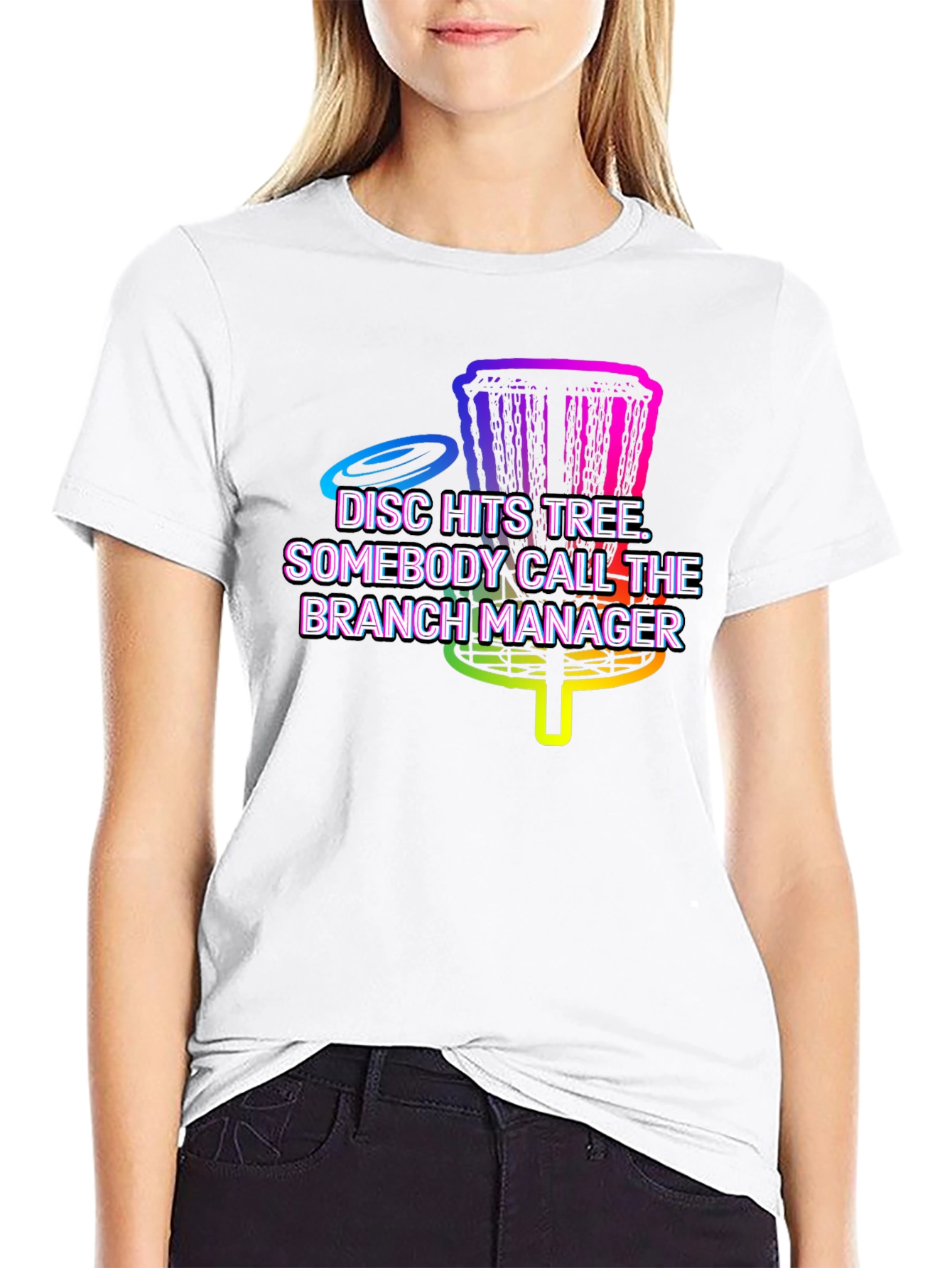 Disc Golf T-Shirt: Branch Manager Tee