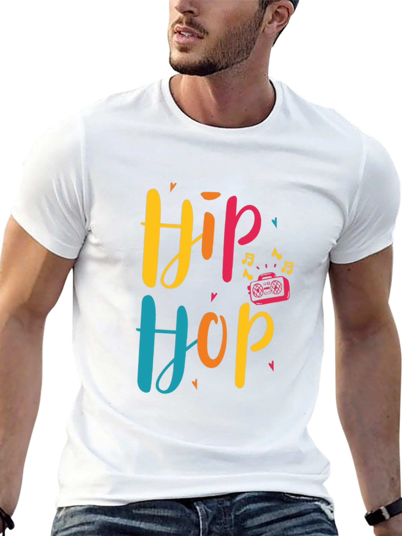 Hip Hop Graphic Tee - Cool Street Style Shirt