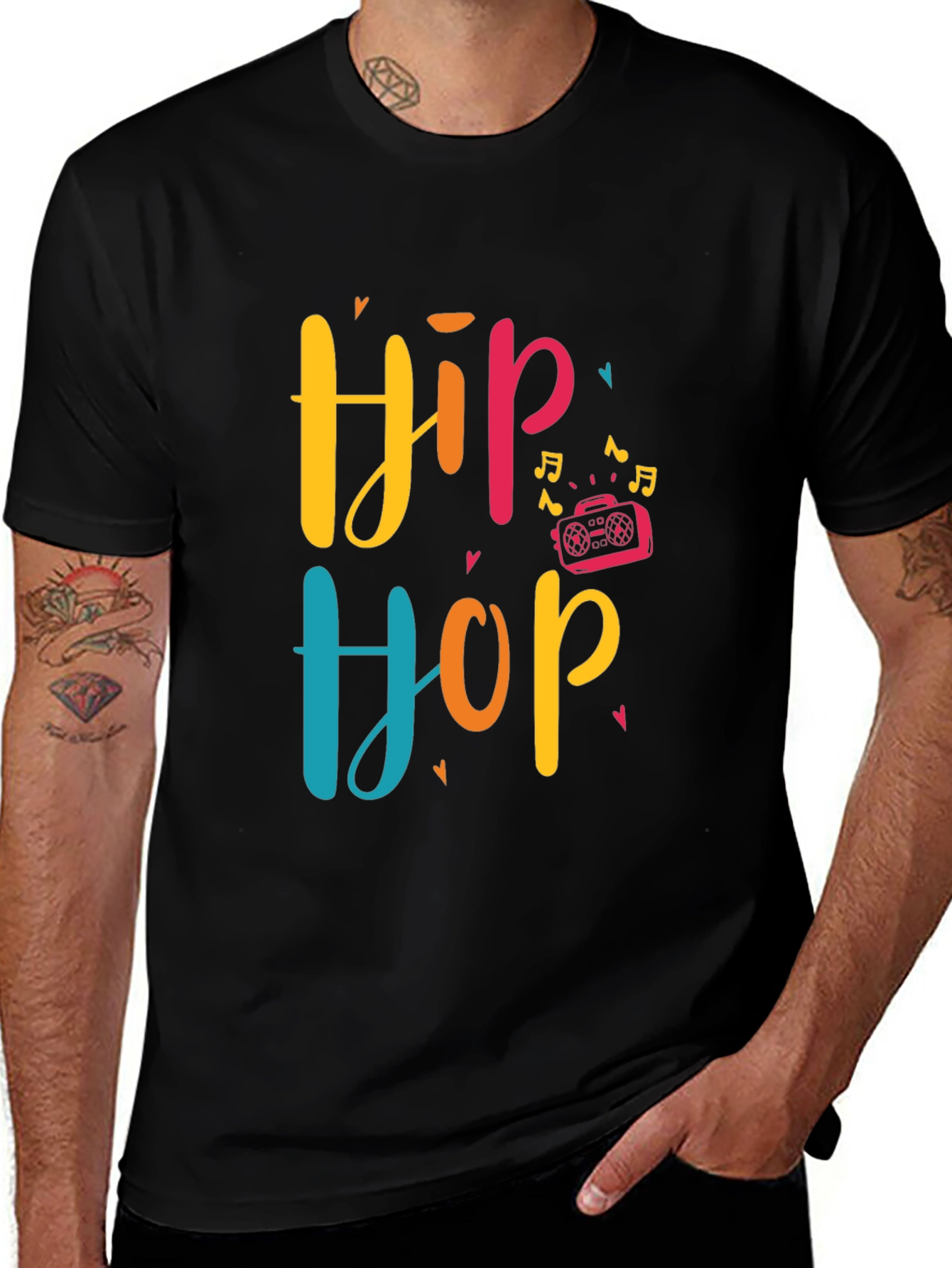 Hip Hop Graphic Tee - Cool Street Style Shirt