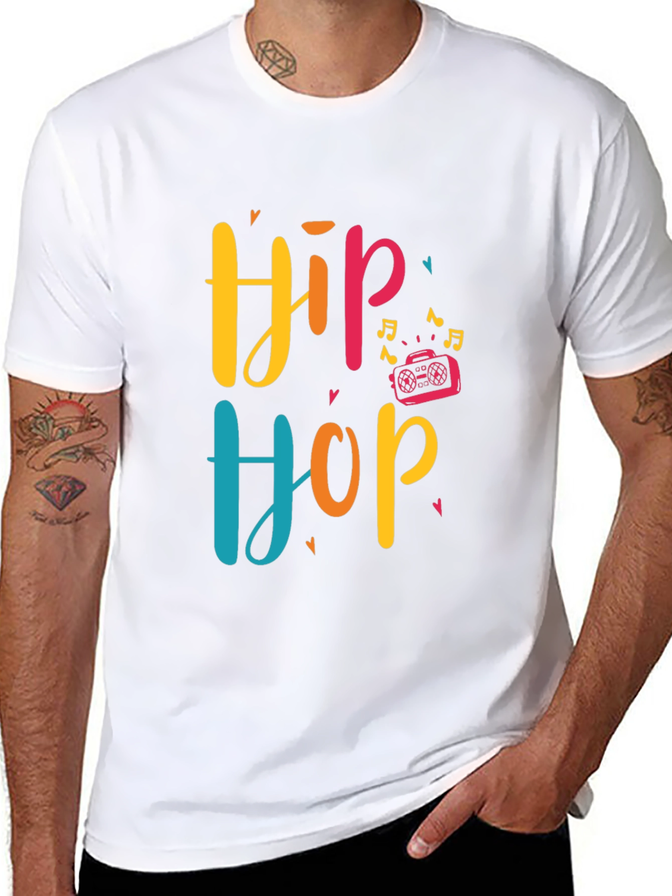 Hip Hop Graphic Tee - Cool Street Style Shirt