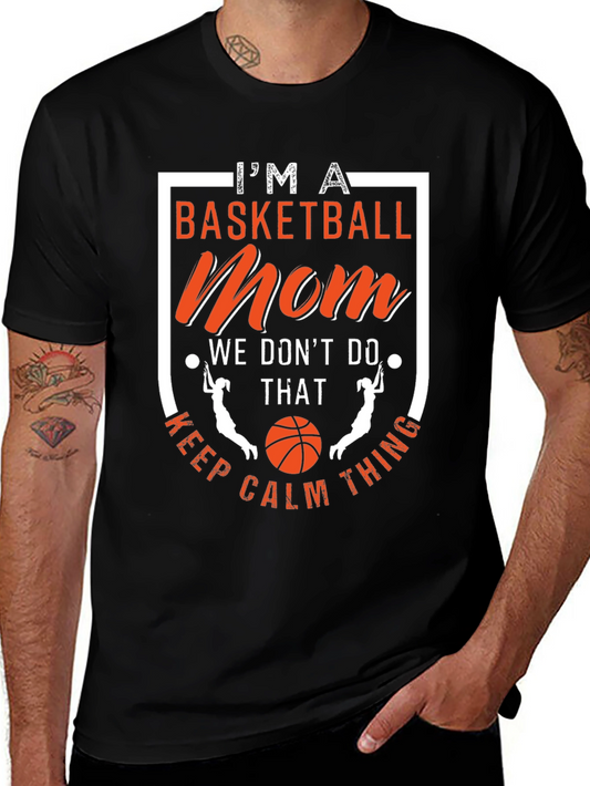 Basketball Mom T-Shirt Funny Graphic Tee