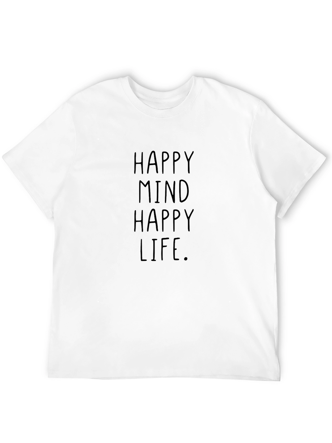 Happy Mind Happy Life Graphic Tee