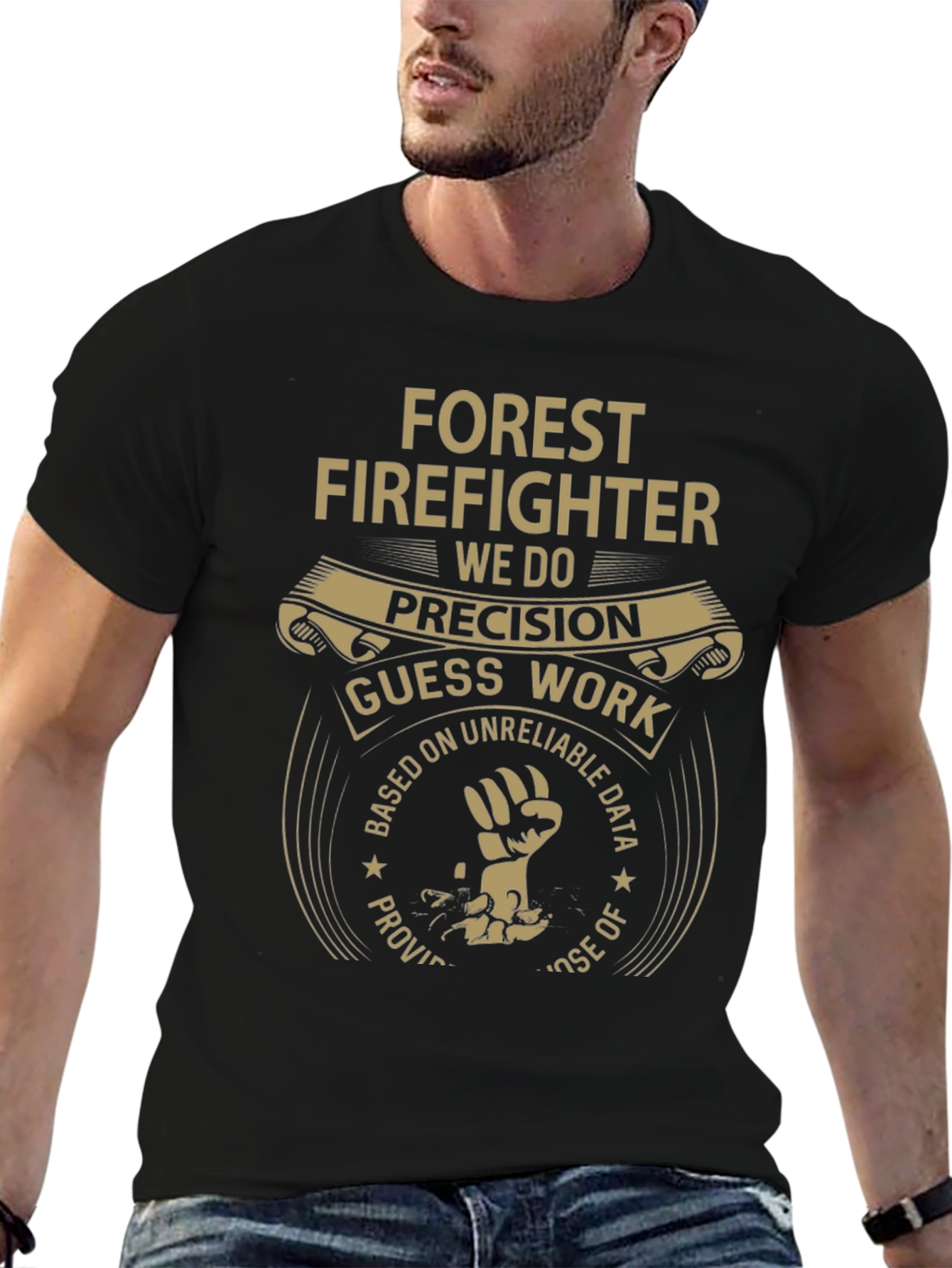 Forest Firefighter Graphic T-Shirt