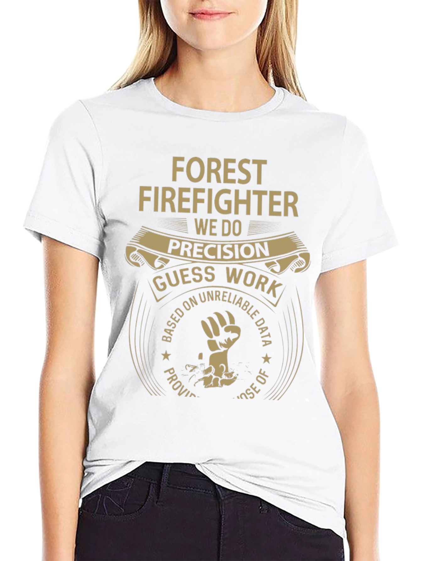 Forest Firefighter Graphic T-Shirt