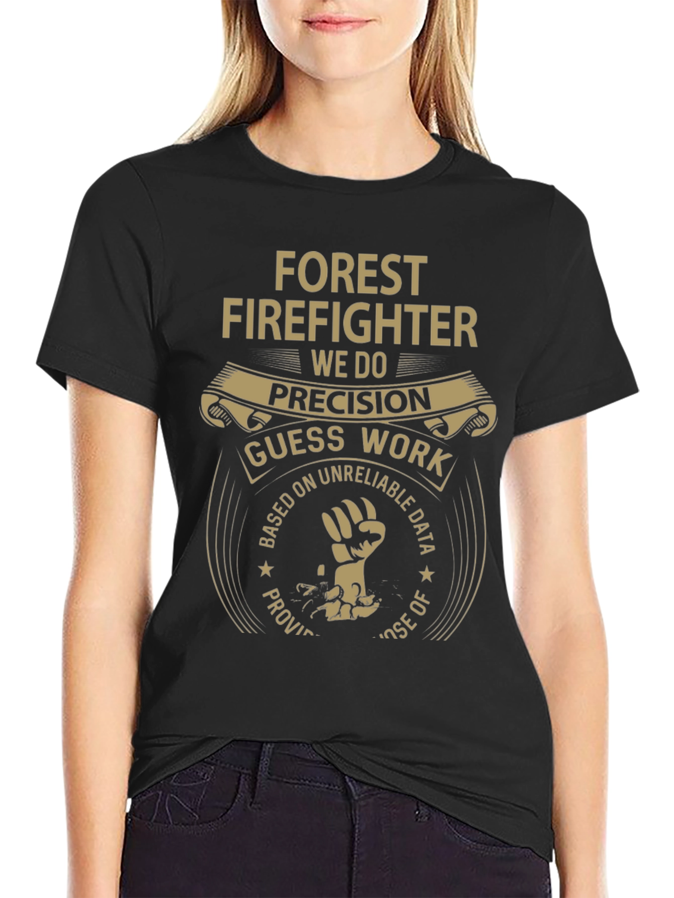 Forest Firefighter Graphic T-Shirt
