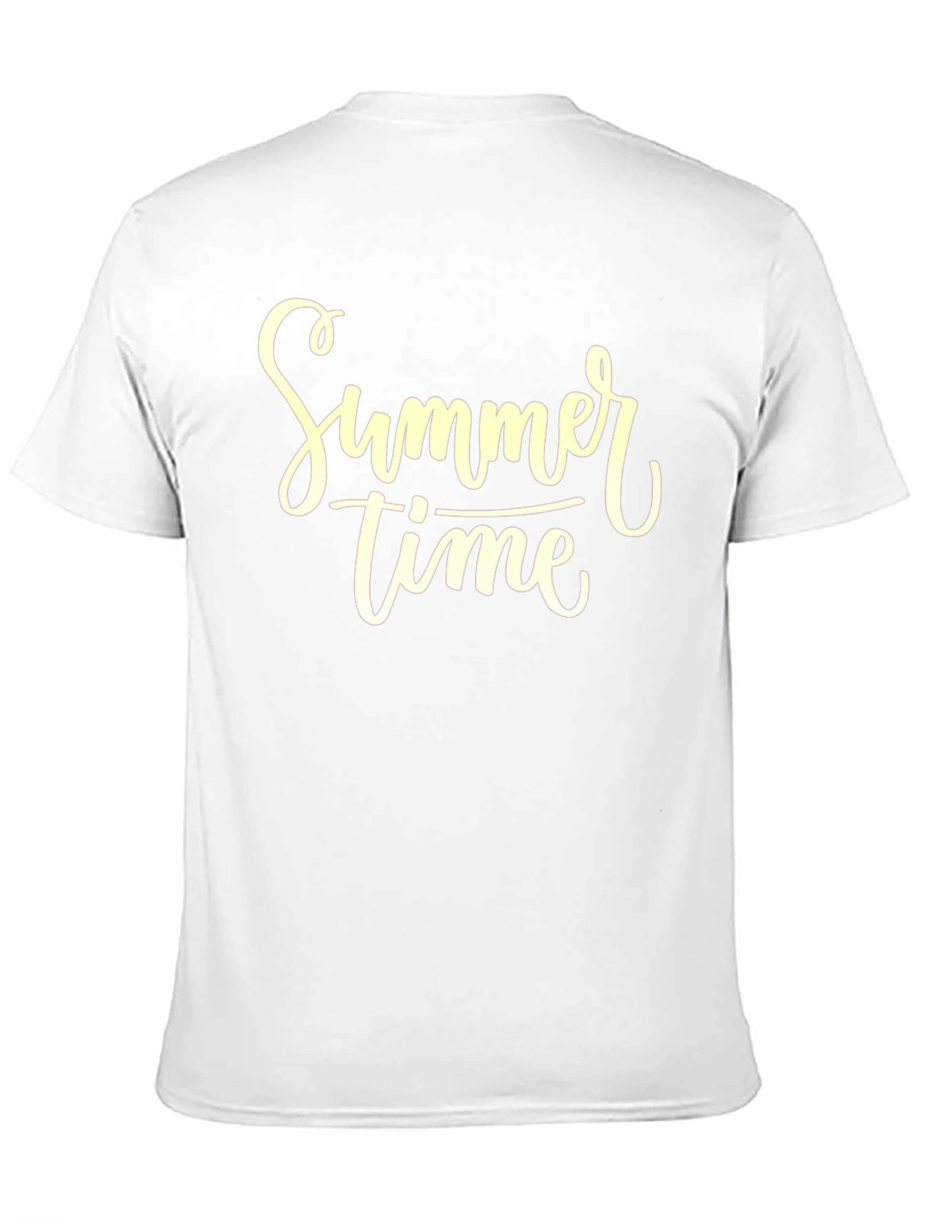 Summer Time Graphic Tee - Black Cotton T-Shirt
