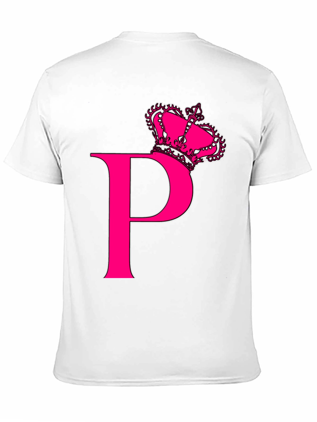 Pink Crown P Black T-Shirt