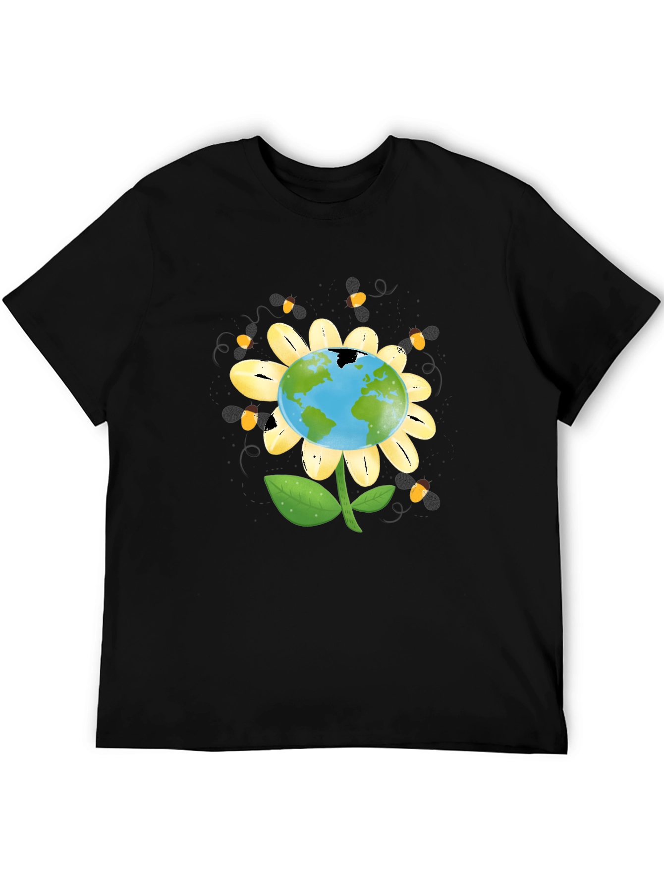 Earth Sunflower Graphic Tee