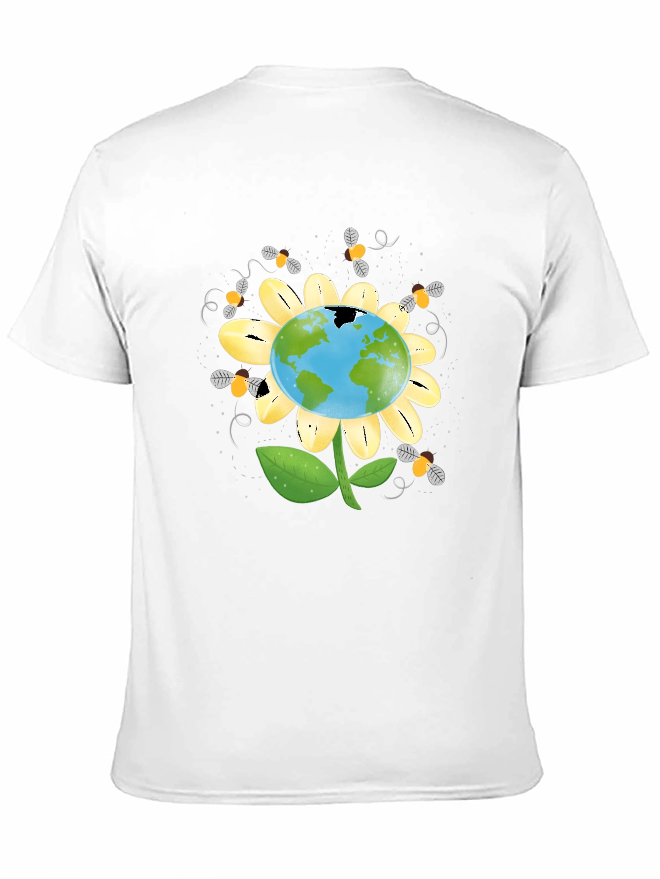 Earth Sunflower Graphic Tee