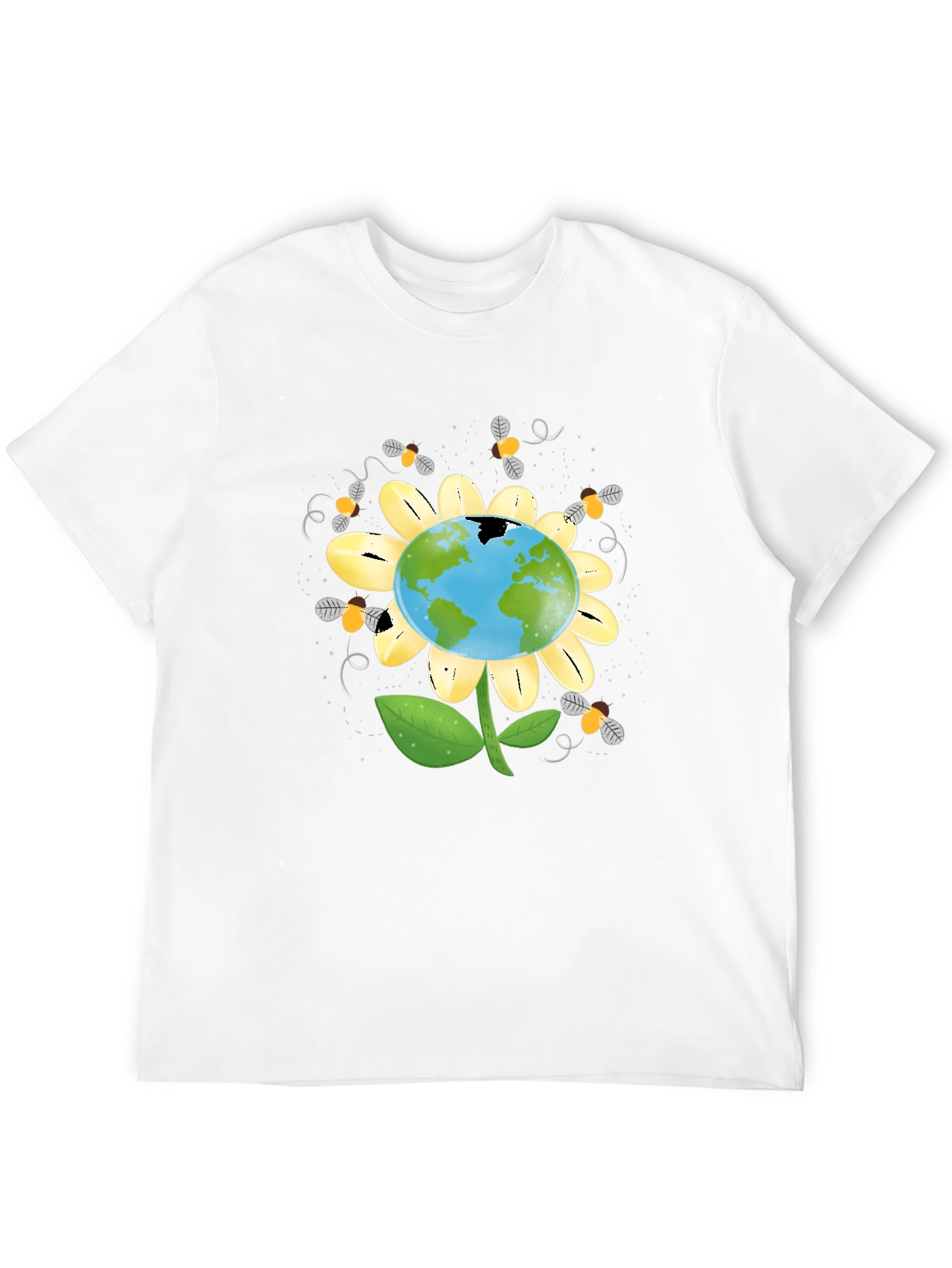 Earth Sunflower Graphic Tee
