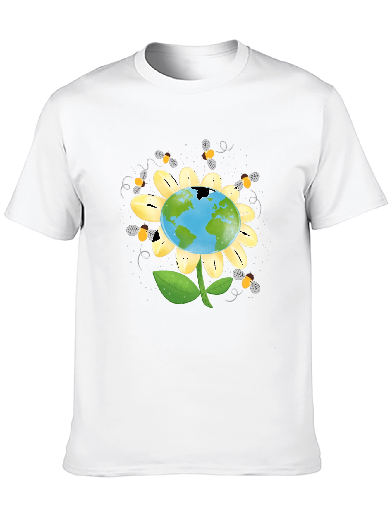 Earth Sunflower Graphic Tee