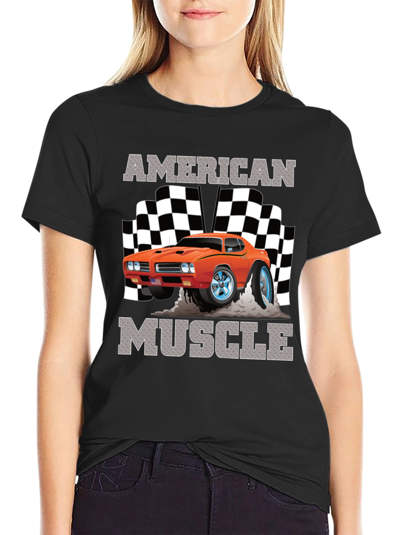 American Muscle Car Graphic T-Shirt