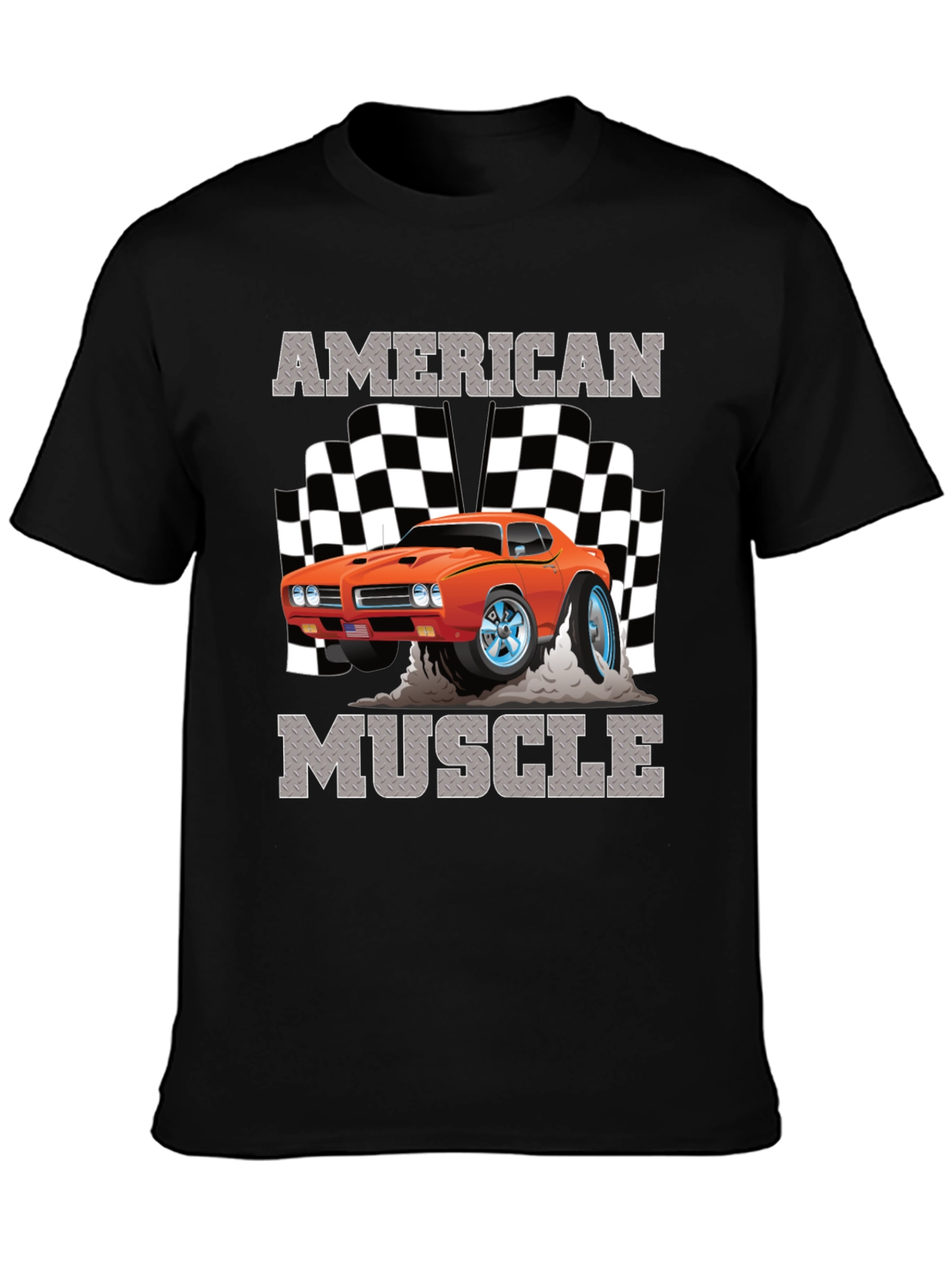 American Muscle Car Graphic T-Shirt