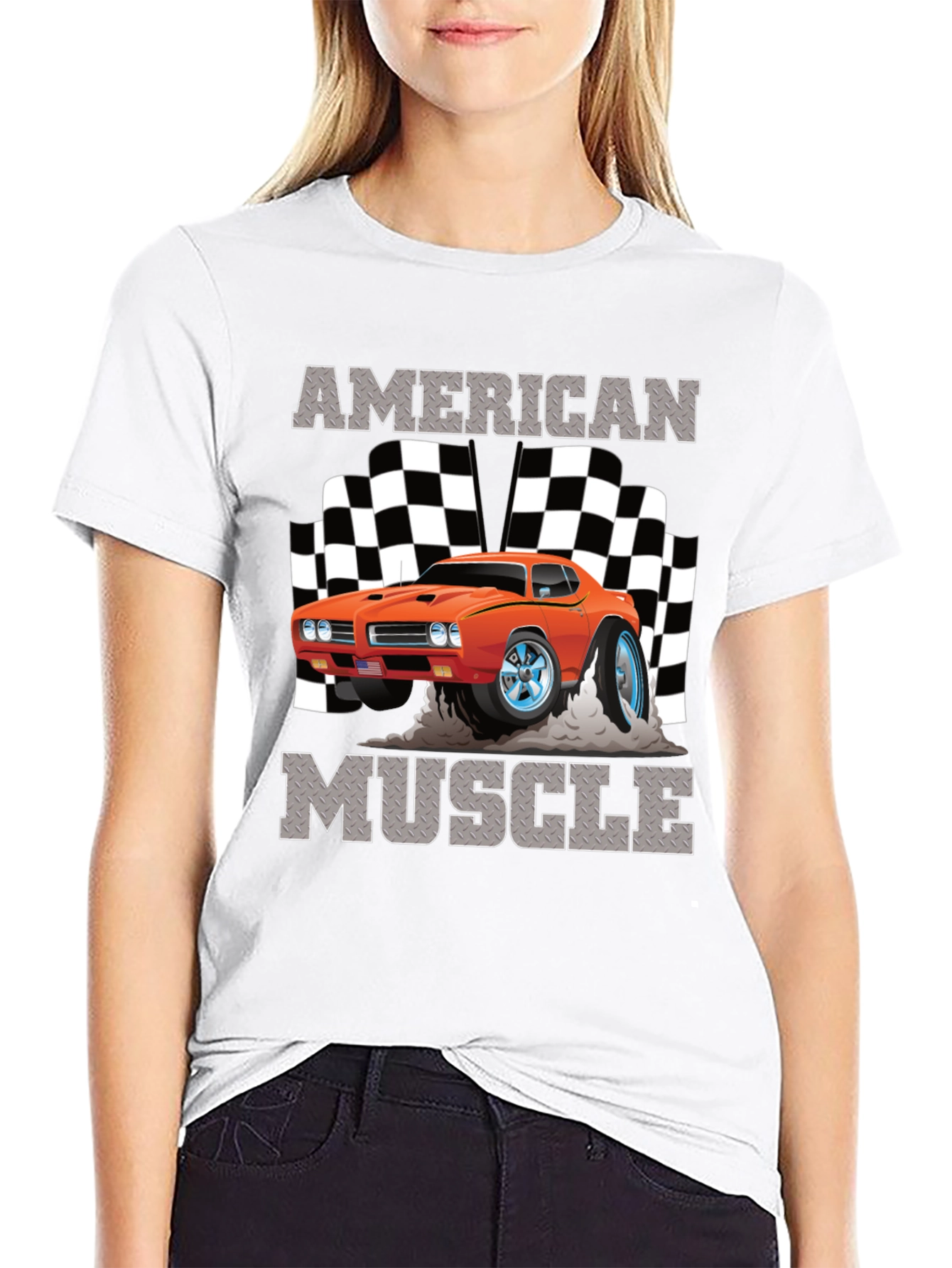 American Muscle Car Graphic T-Shirt