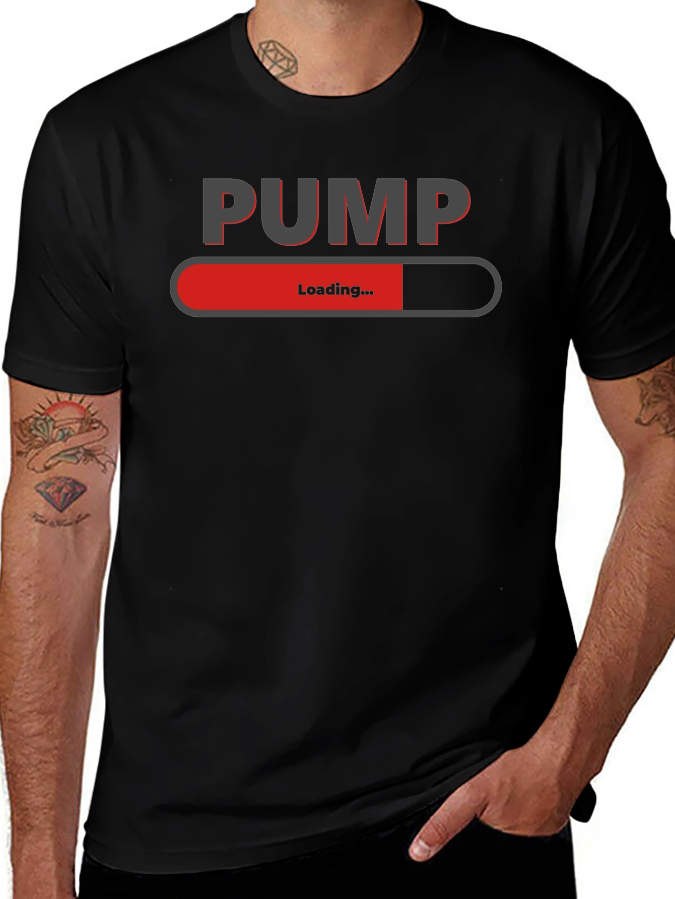 PUMP Loading Gym T-Shirt - Workout Ready!