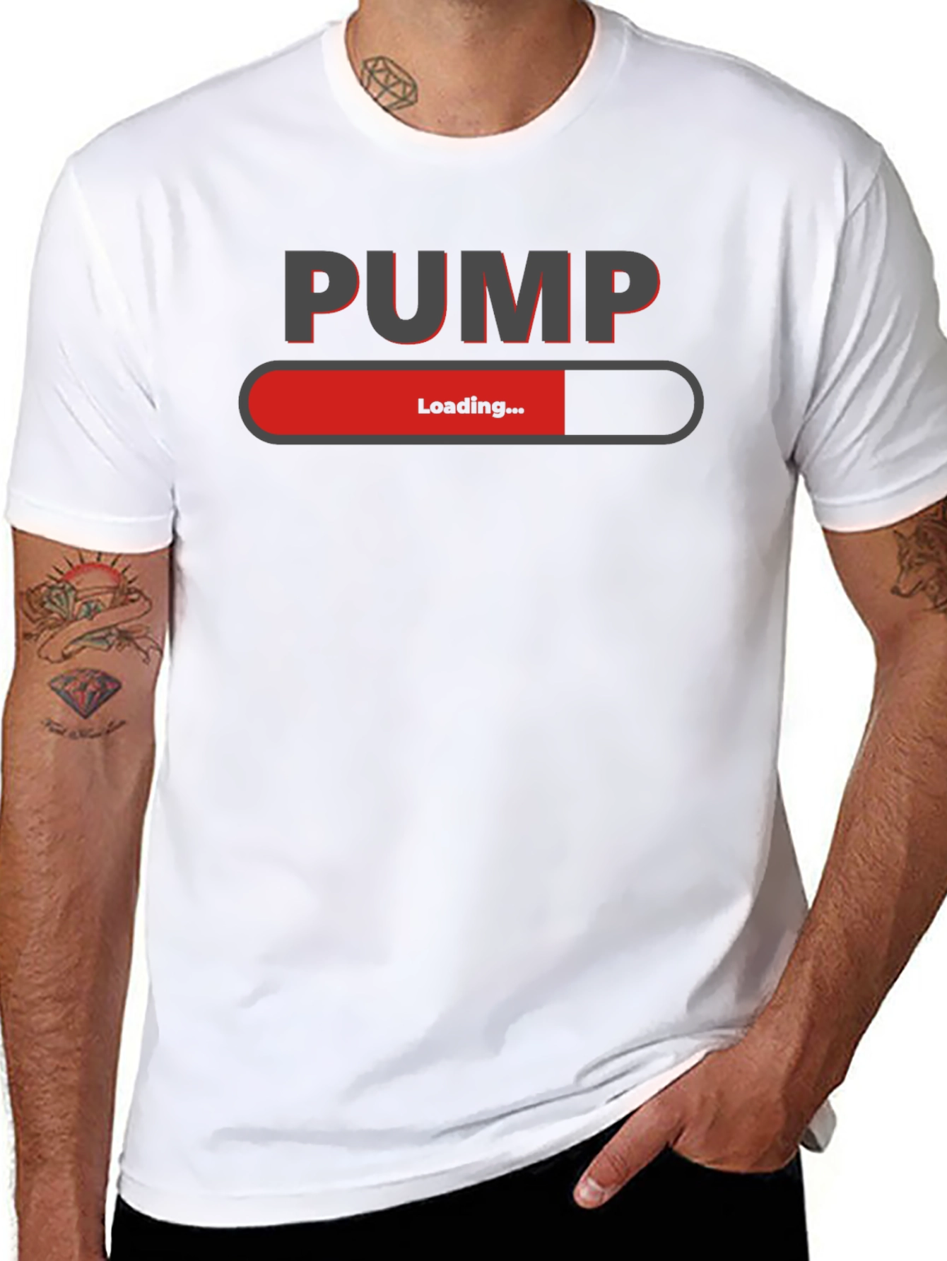 PUMP Loading Gym T-Shirt - Workout Ready!
