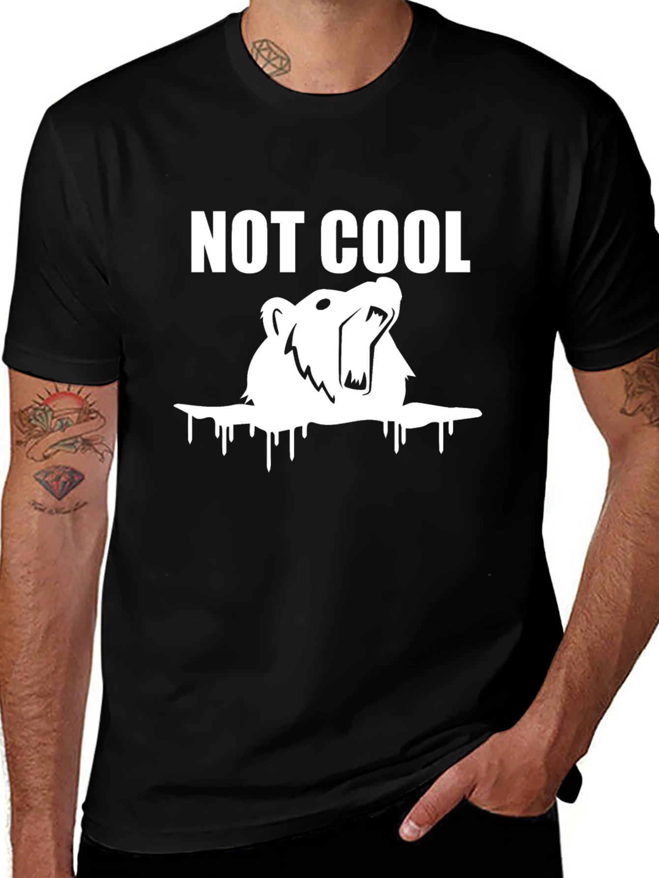 Not Cool Bear Graphic T-Shirt