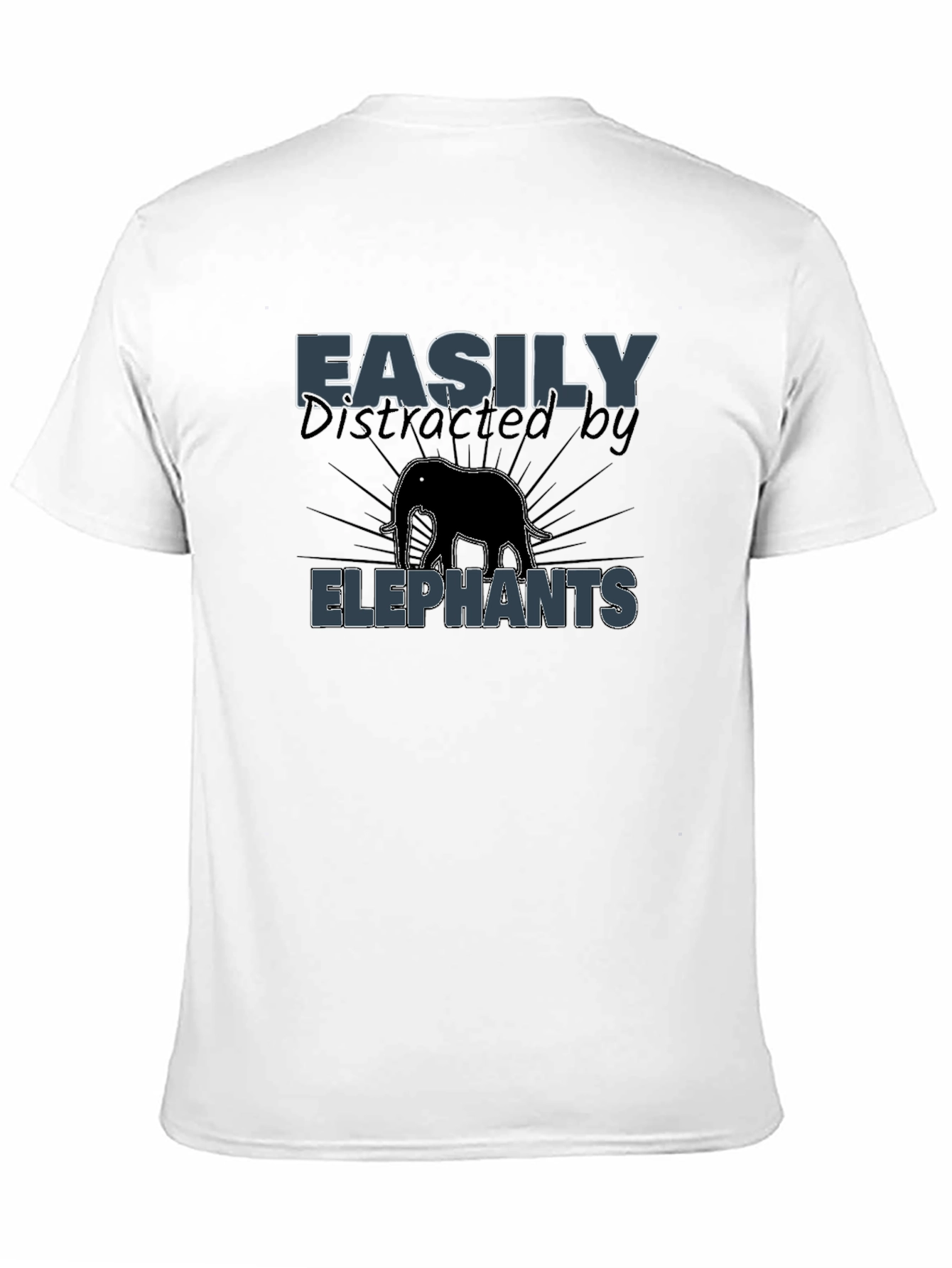 Easily Distracted by Elephants Graphic T-Shirt