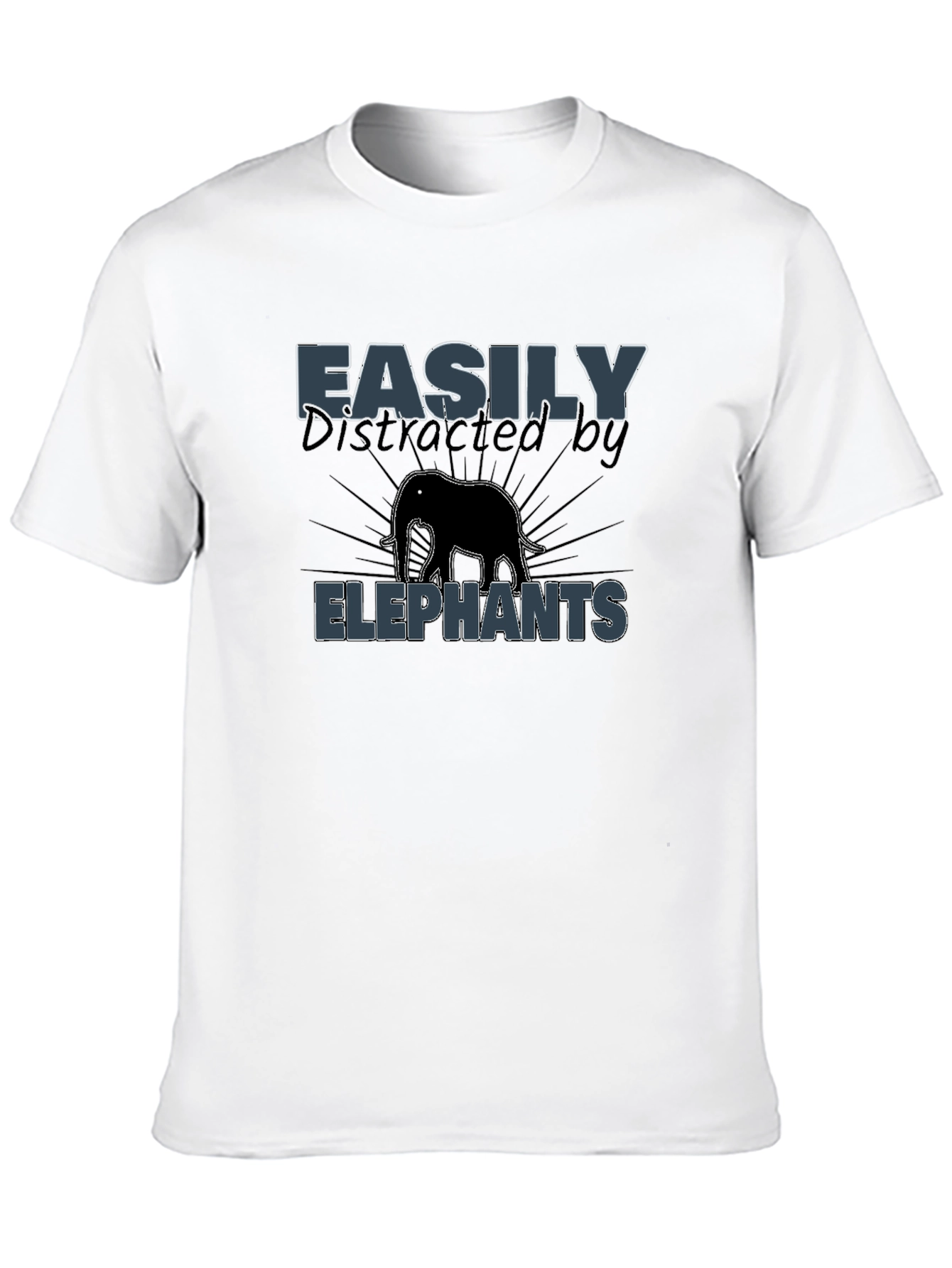 Easily Distracted by Elephants Graphic T-Shirt