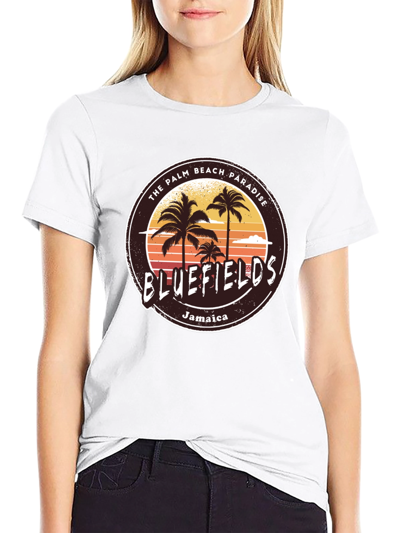 Bluefields Jamaica T-Shirt | Palm Beach Paradise Tee