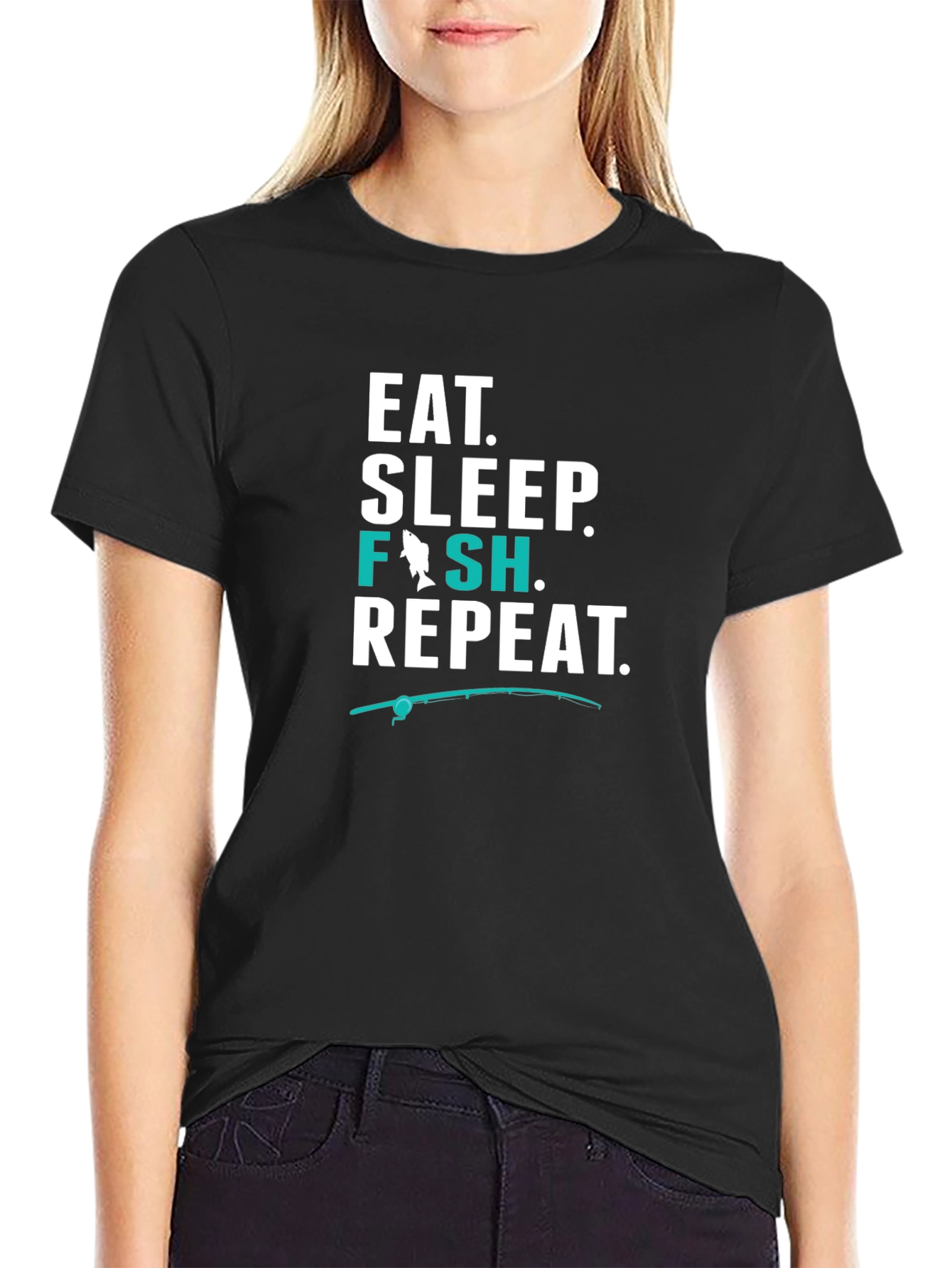Eat Sleep Fish Repeat T-Shirt