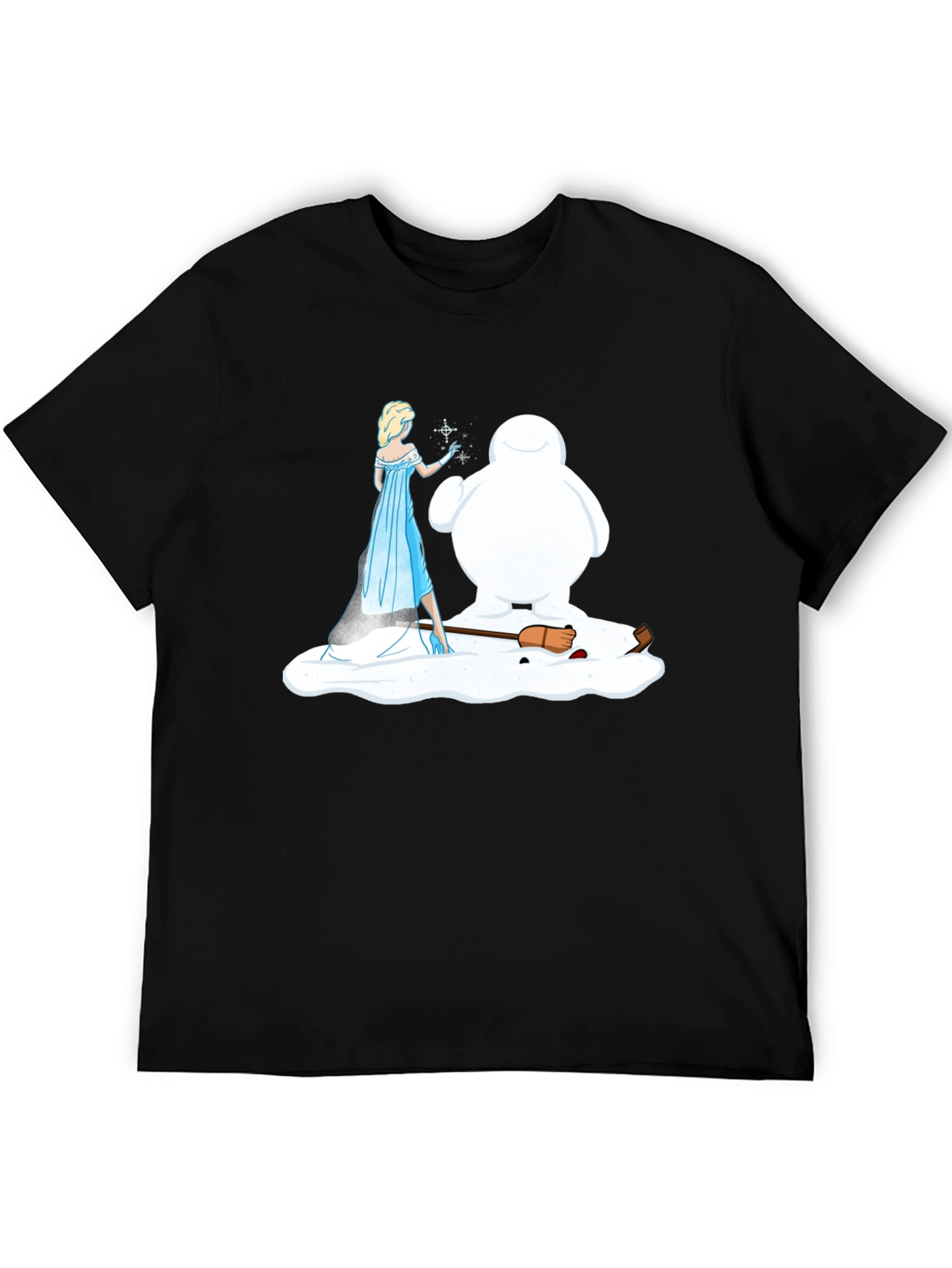 Elsa & Olaf Cartoon T-Shirt