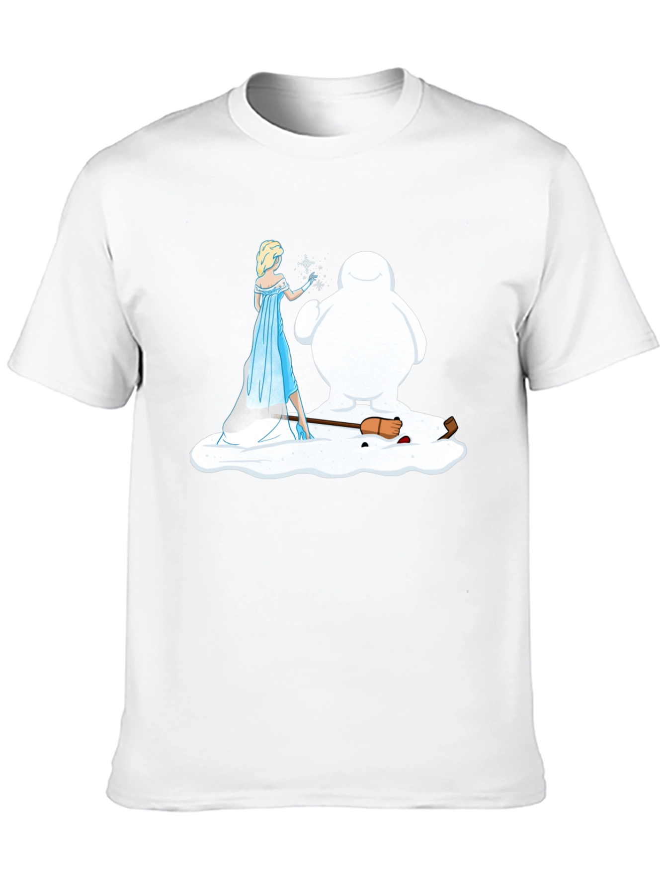 Elsa & Olaf Cartoon T-Shirt
