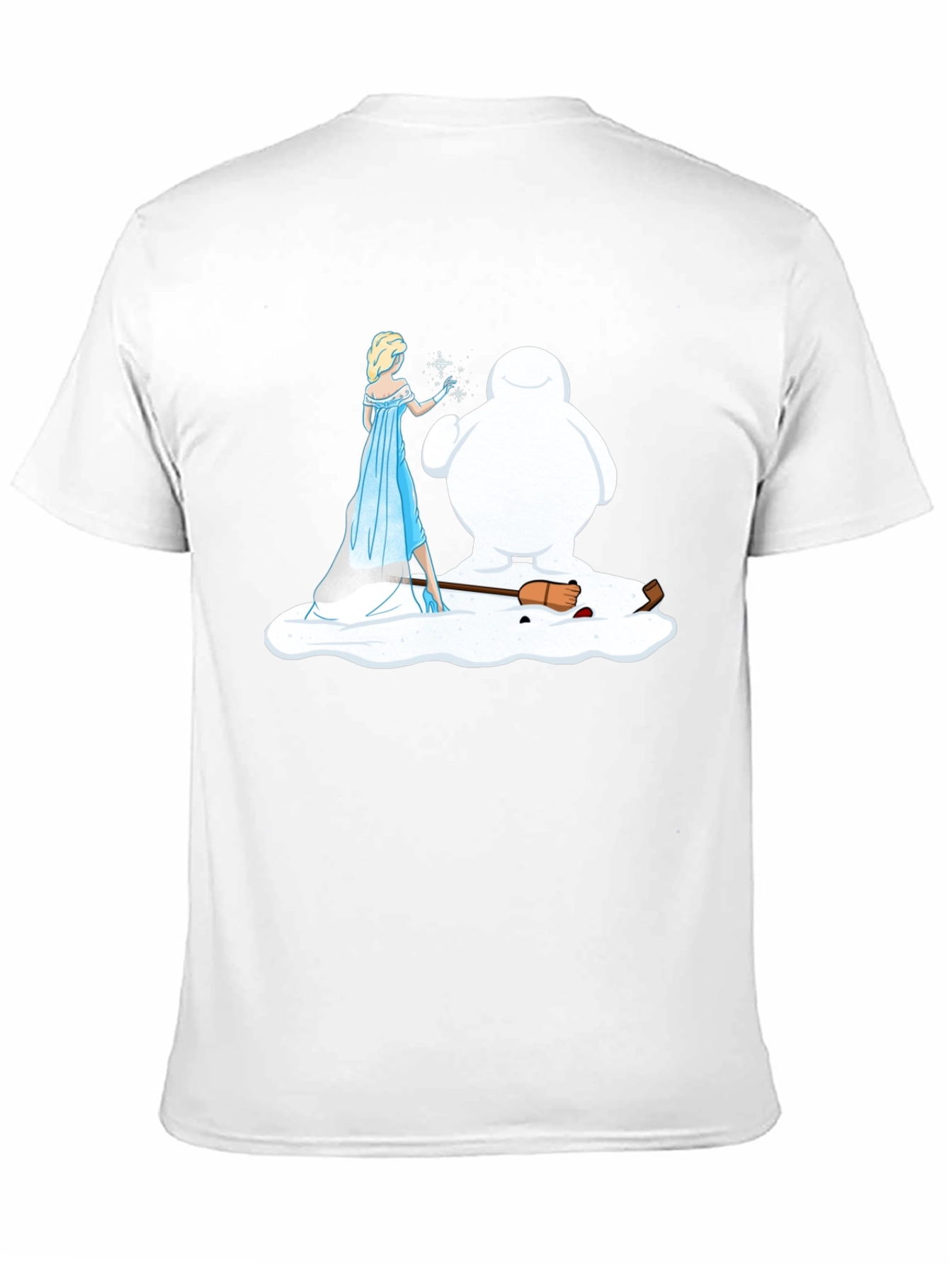 Elsa & Olaf Cartoon T-Shirt